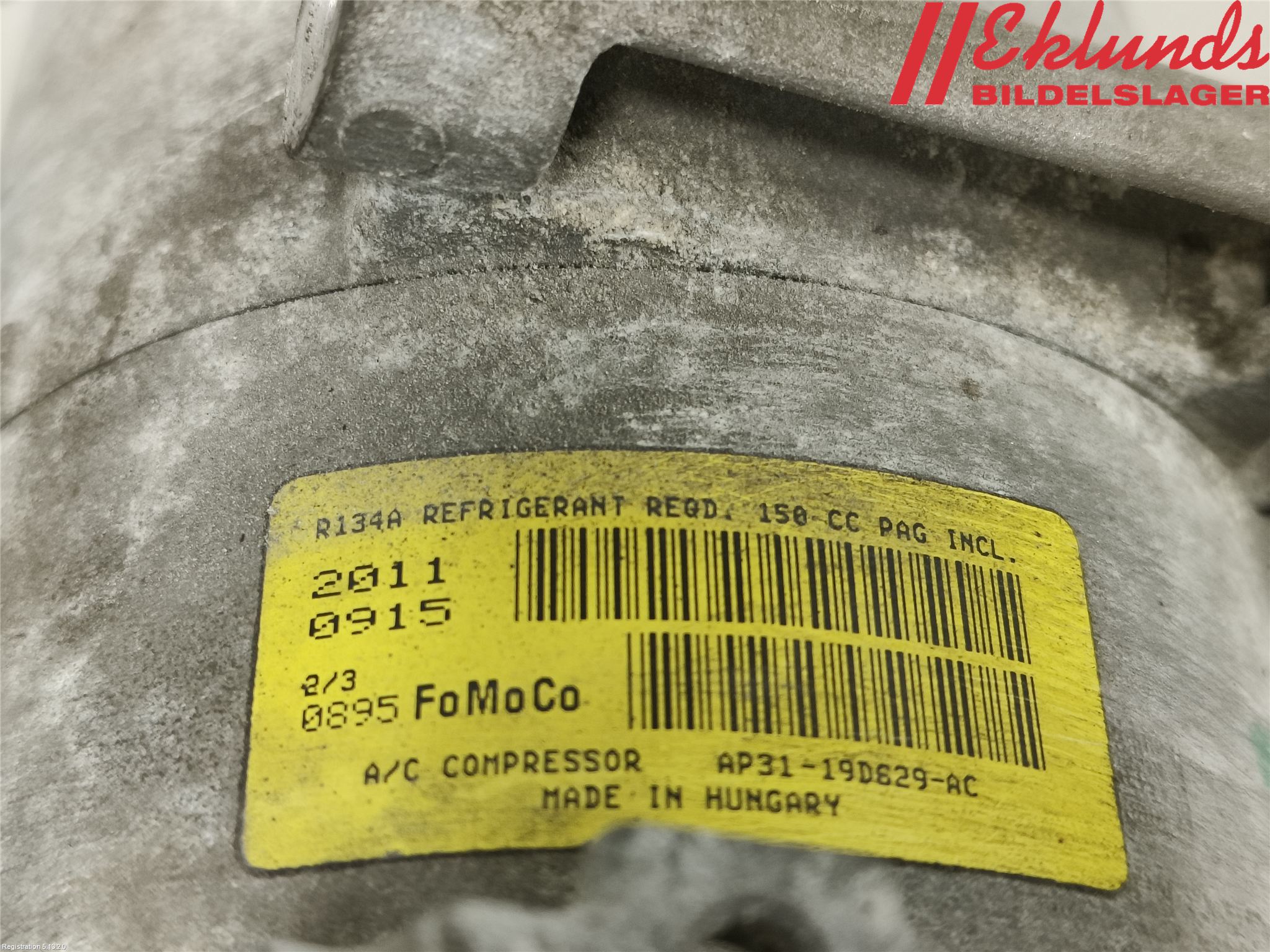 Ford FIESTA 09-12 Ac Kompressor