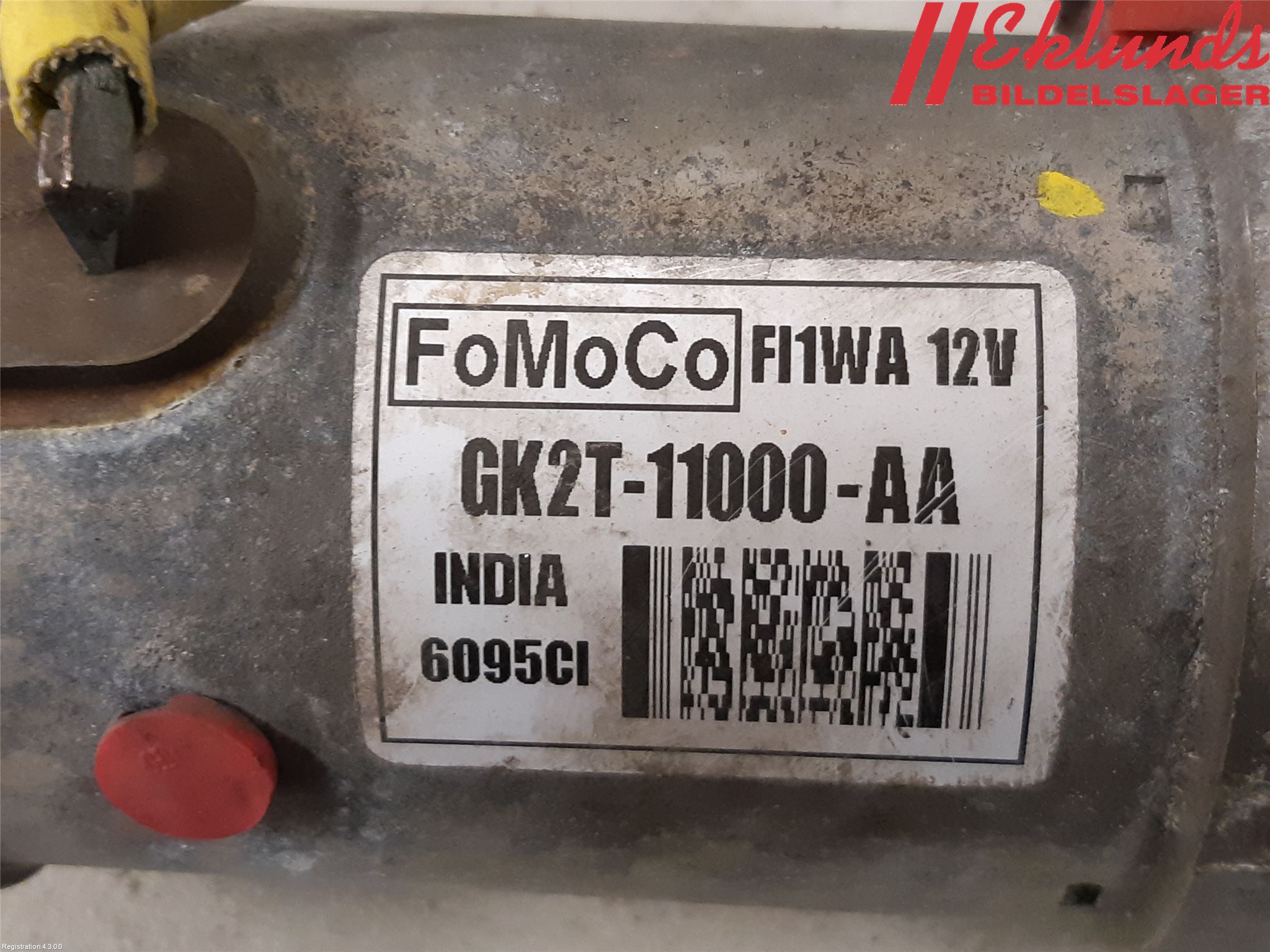 Ford TRANSIT SKÅP/BUSS 14-22 Startmotor Diesel