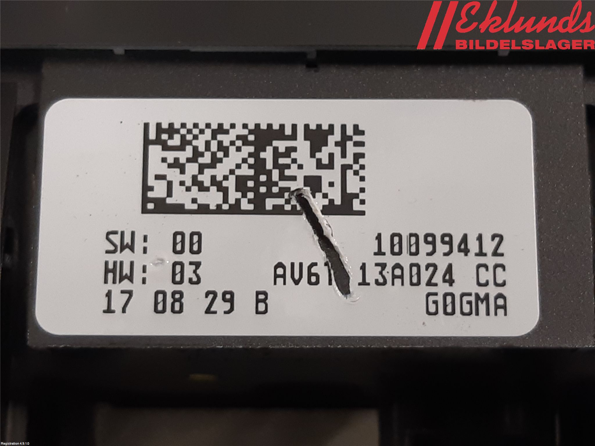 Ford KUGA 17-19 Strömställare Ljus