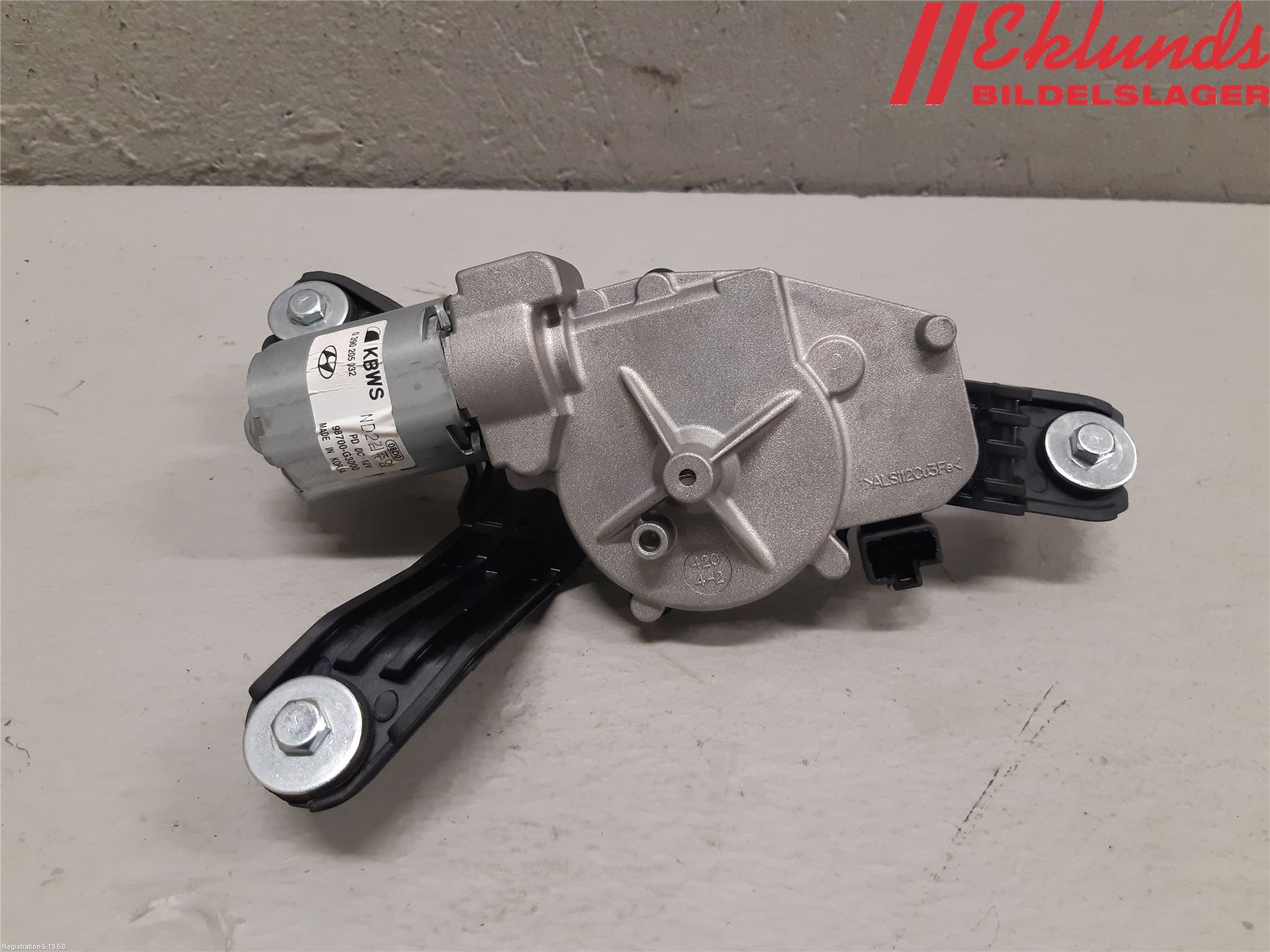 Hyundai i30 PD 17- Torkarmotor Baklucka