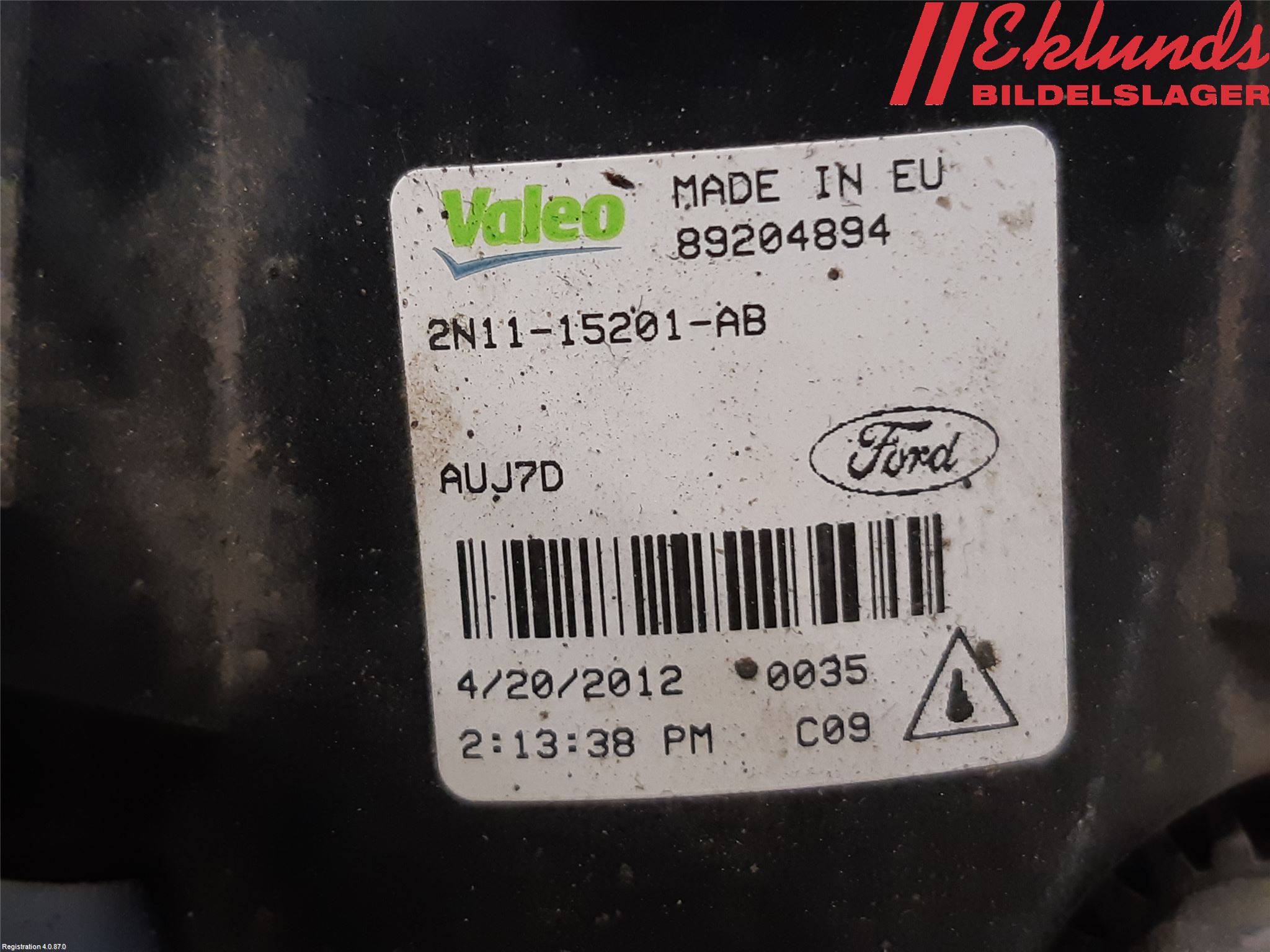 Ford FOCUS 11-14 Dimljus-Varselljus Fram