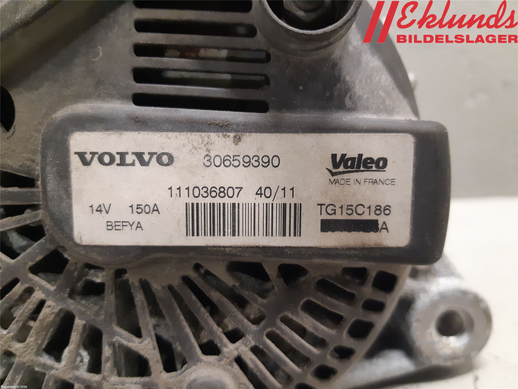Volvo V60 11-13 Generator