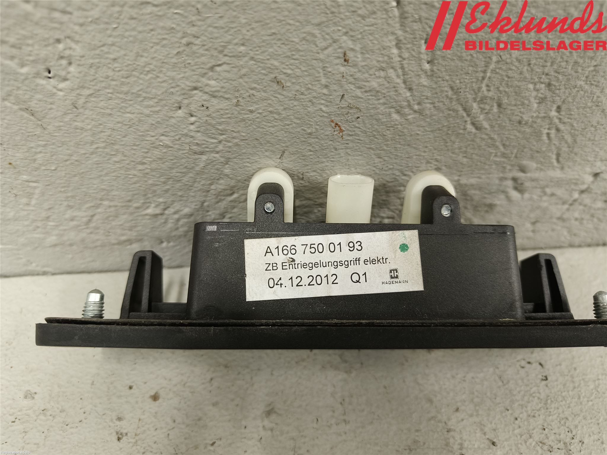 Mercedes-Benz MB GLK-KLASS (X204) 08-16 Bakluckehandtag