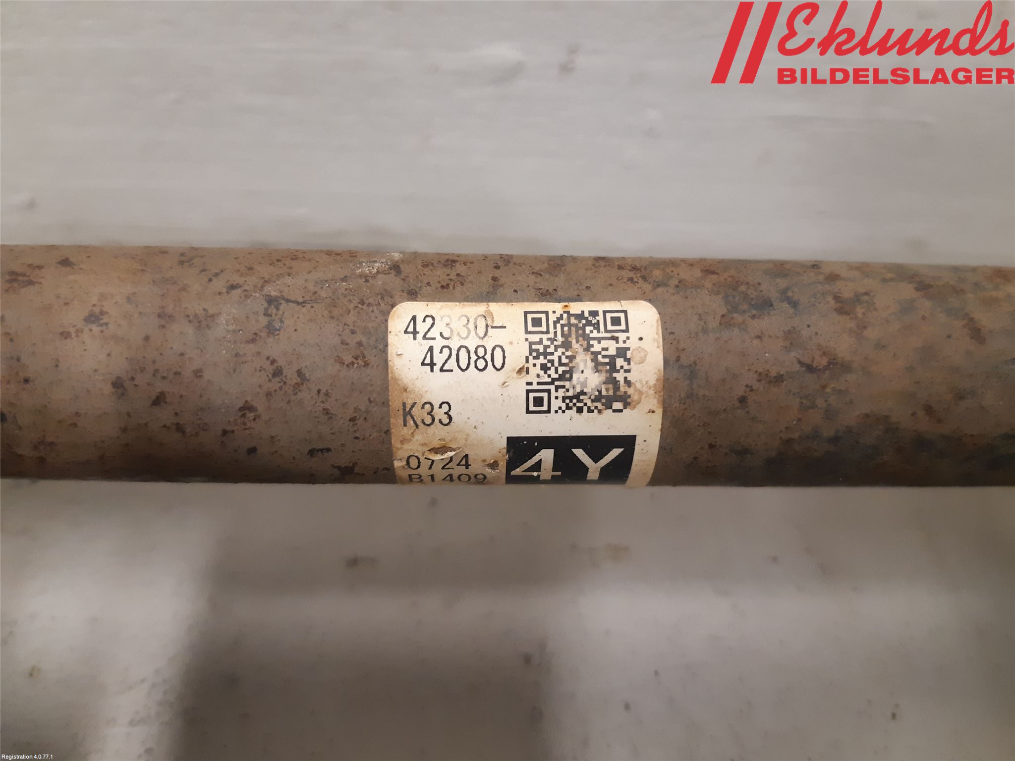 Toyota RAV4 19- Drivaxel Bak Höger