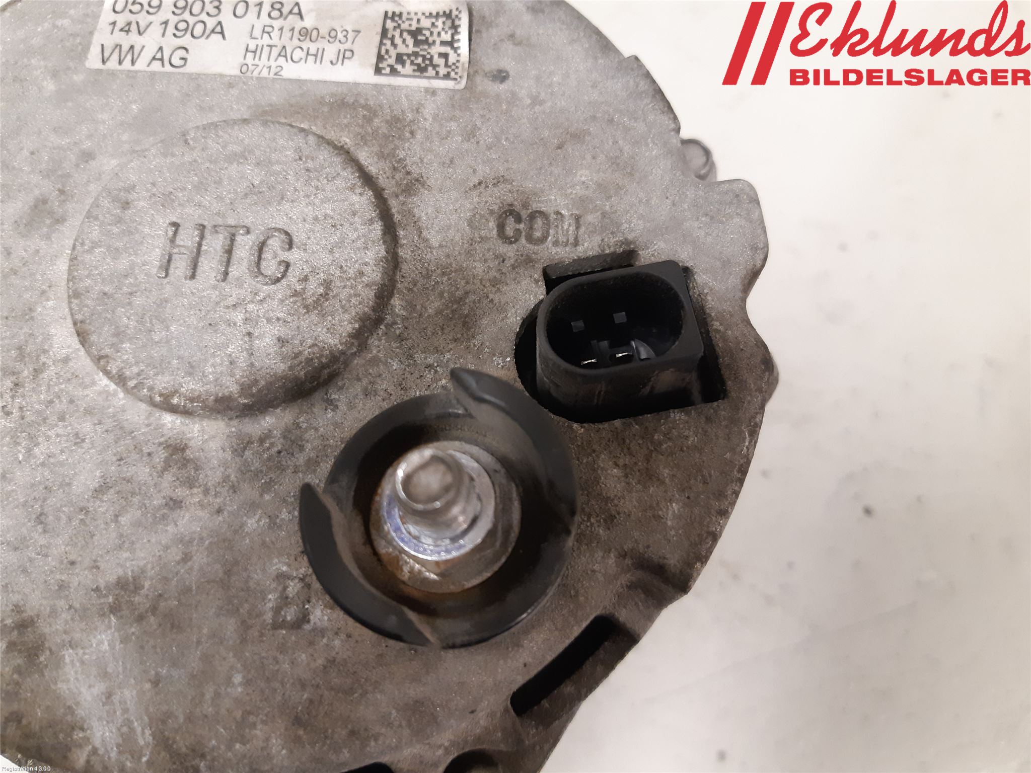 Volkswagen VW TOUAREG 7P 11-18 Generator