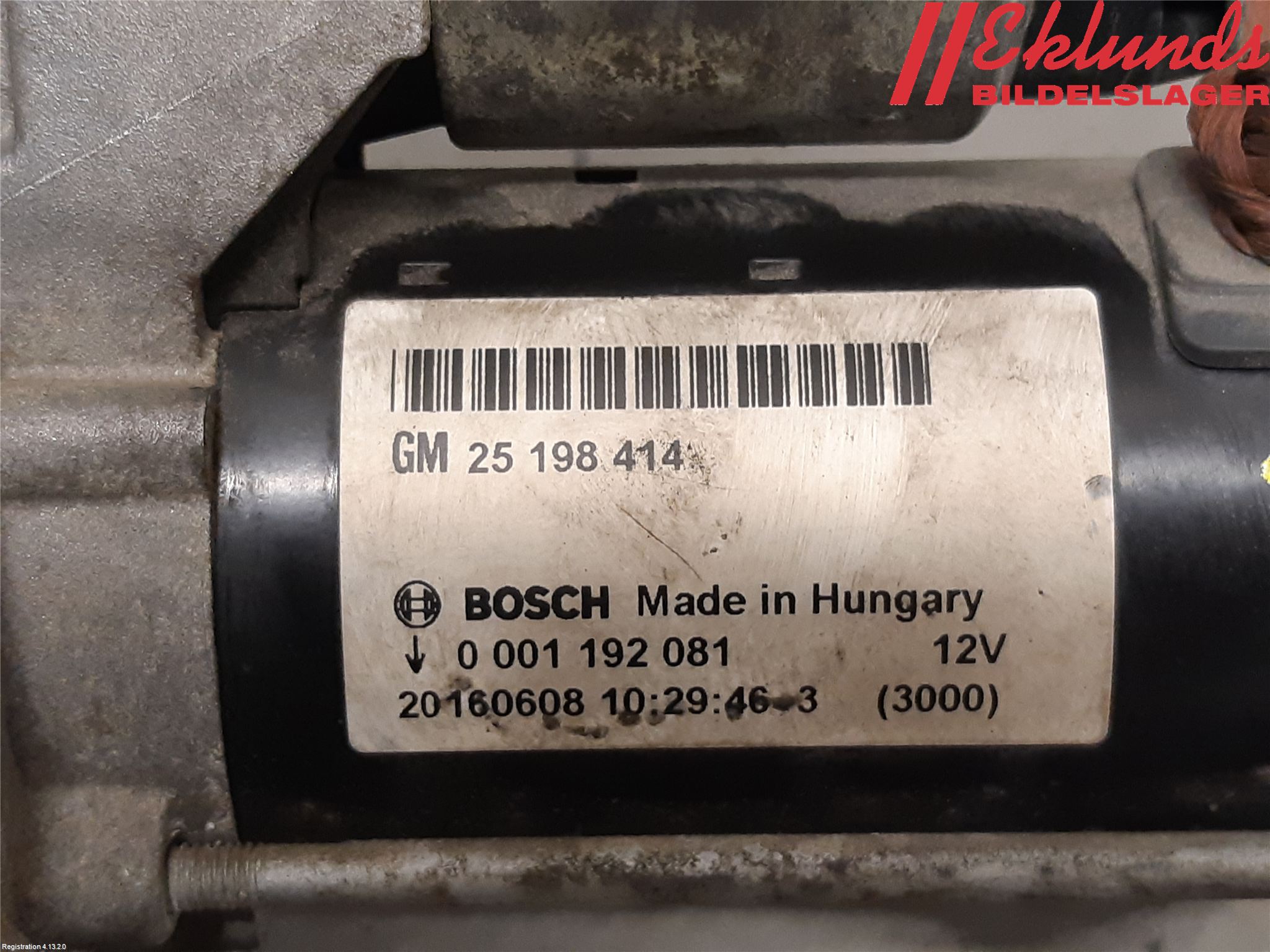 Opel CORSA E 15-19 Startmotor