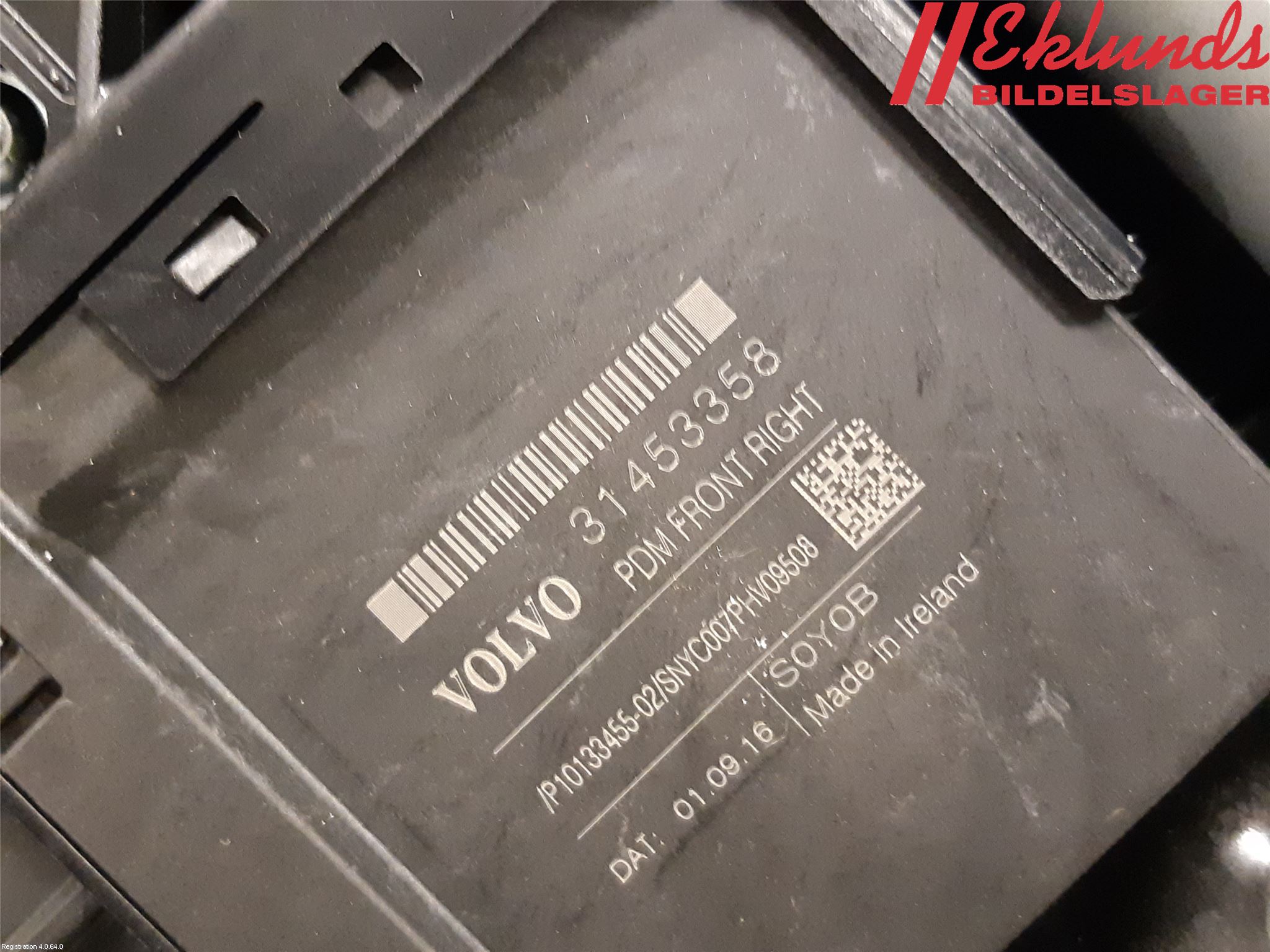 Volvo S90 17->> Fönsterhiss El Kompl