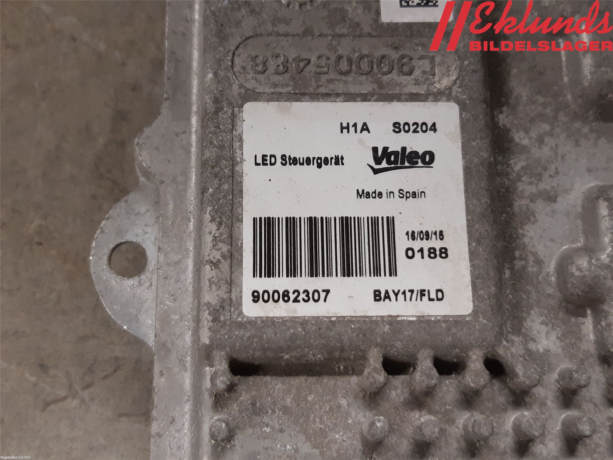 Peugeot 508 11-18 Styrenhet Strålkastare