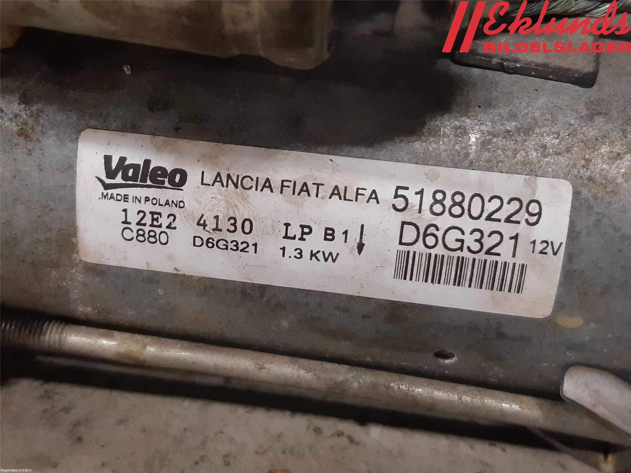 Fiat DOBLO CARGO Startmotor Diesel