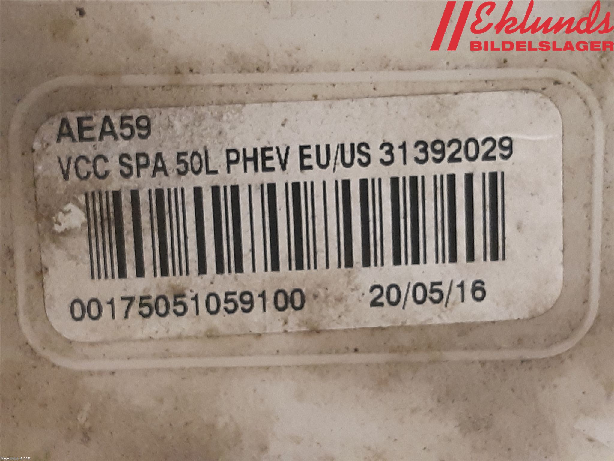 Volvo XC90/RECHARGE 16- Bränslepump El