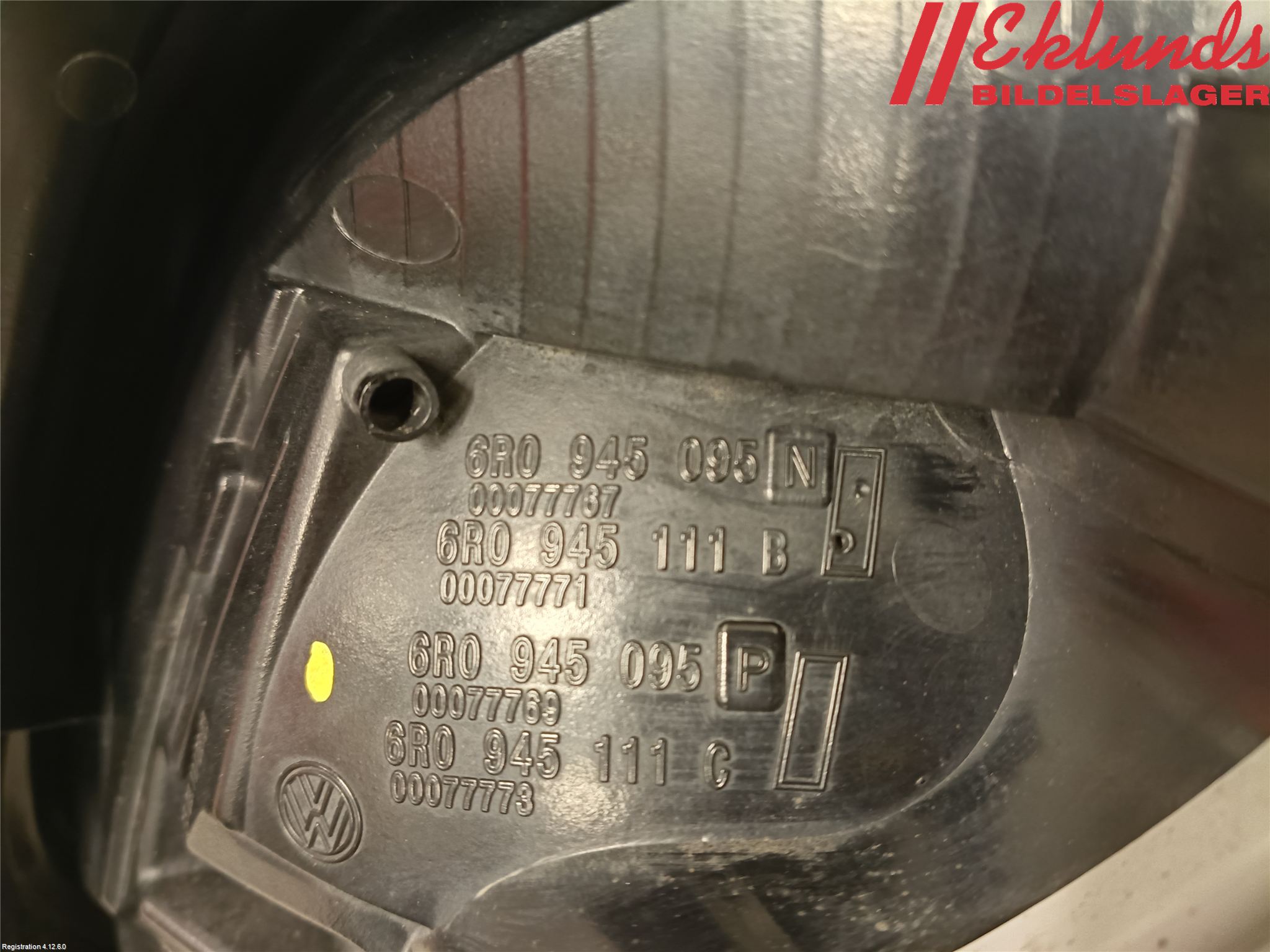 Volkswagen VW POLO 10-17 Bakljus Vänster