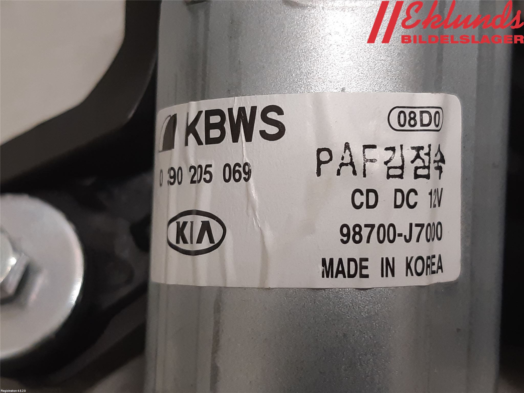 Kia CEED/CEED SW 19- Torkarmotor Baklucka