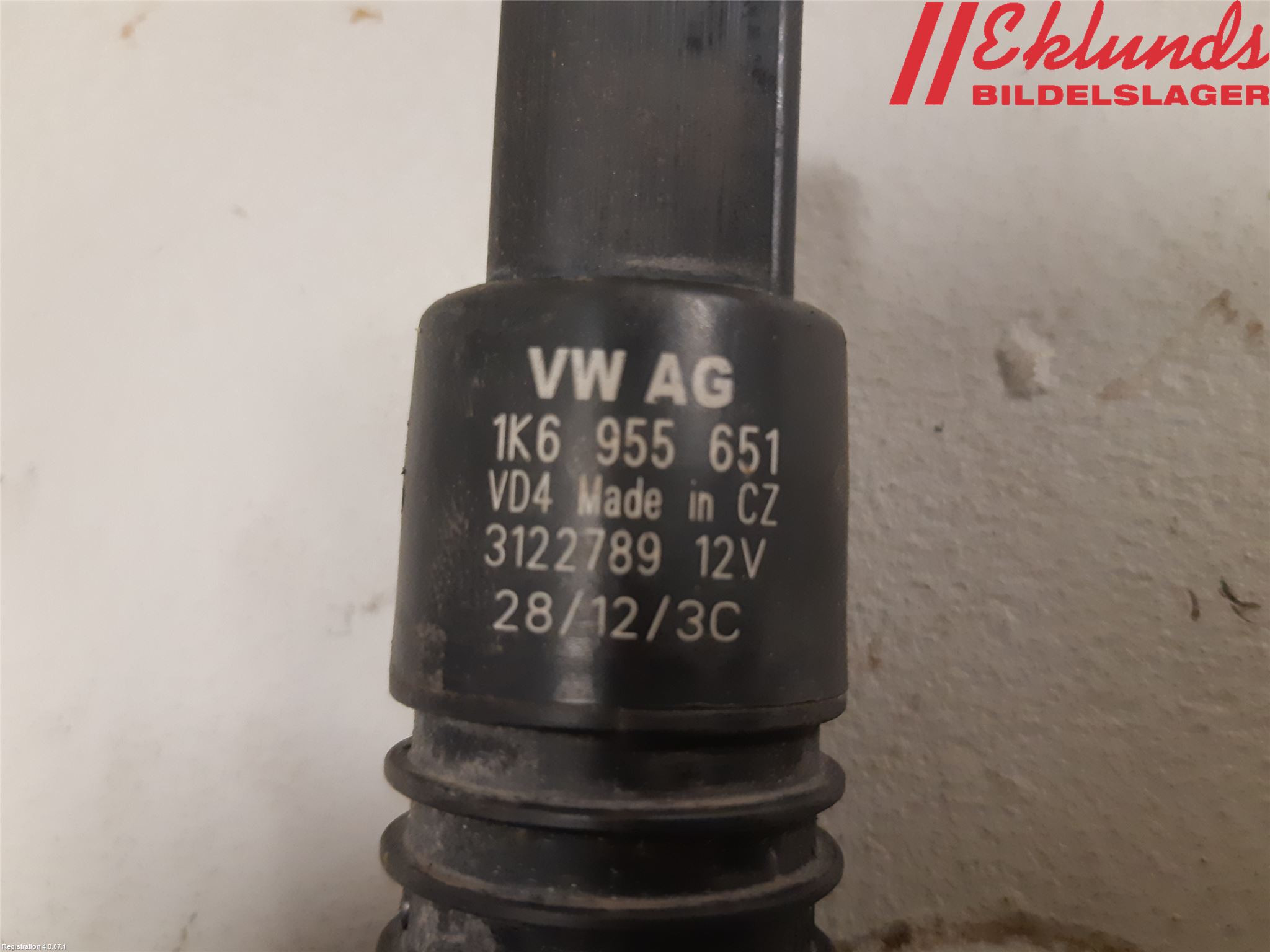 Skoda SUPERB 09-15 Spolarpump Vindruta
