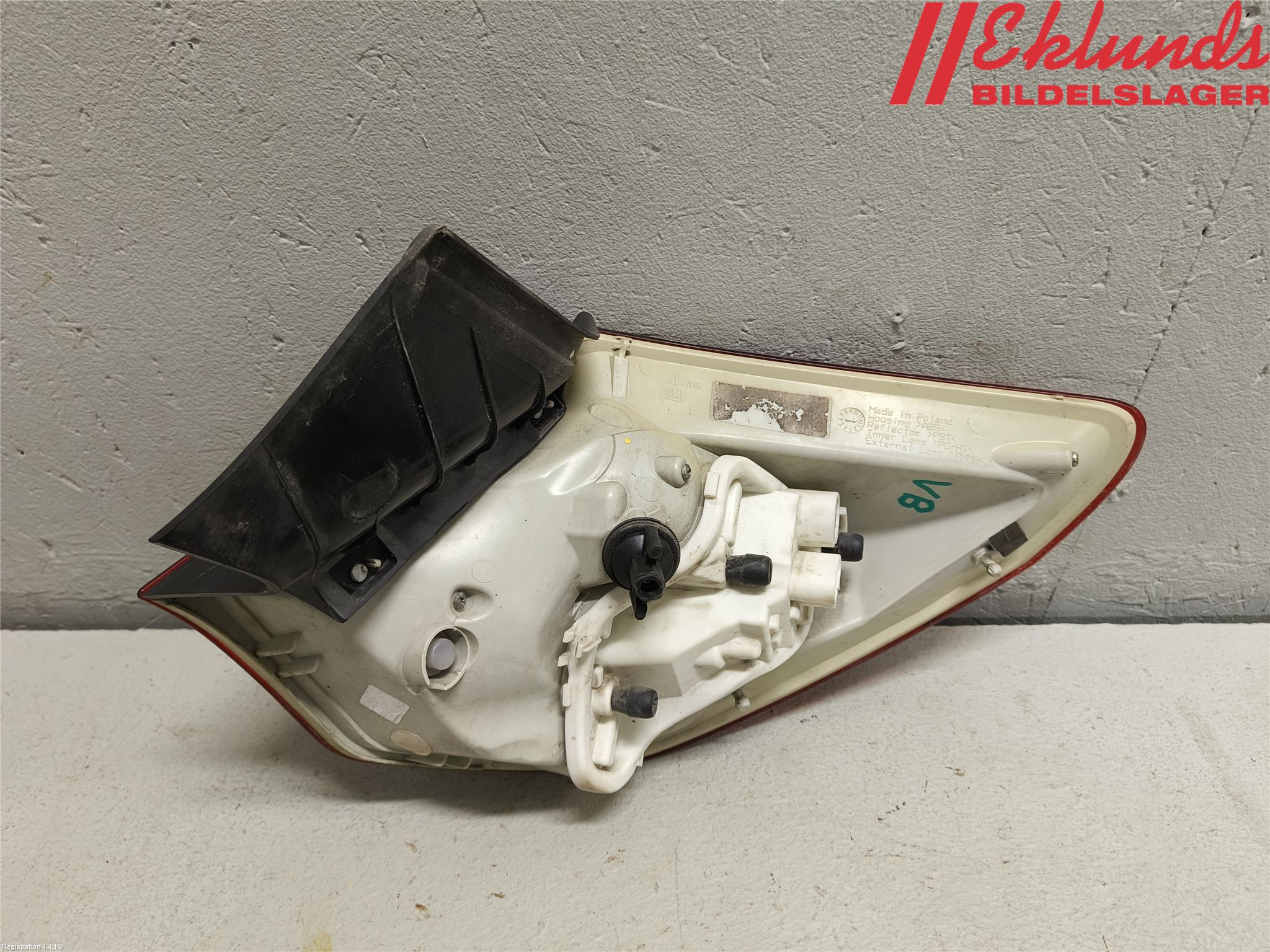 Opel ASTRA J 10-15 Bakljus Vänster