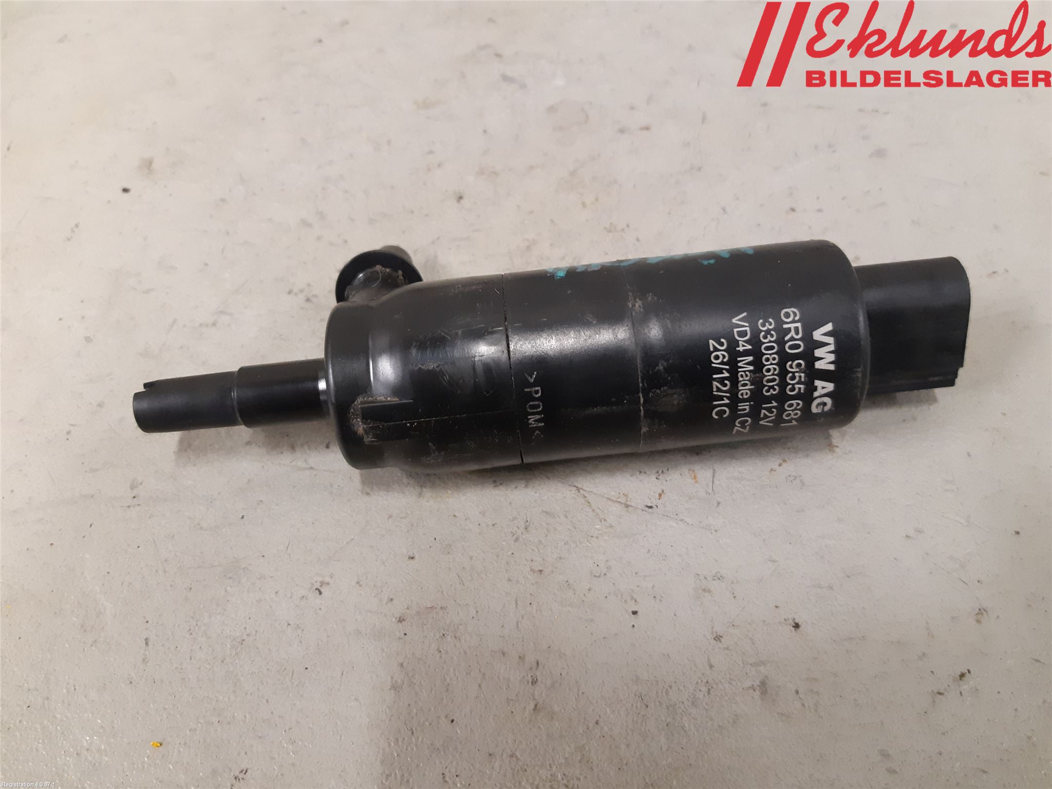 Volkswagen VW PASSAT 11-14 Spolarpump Högtryck