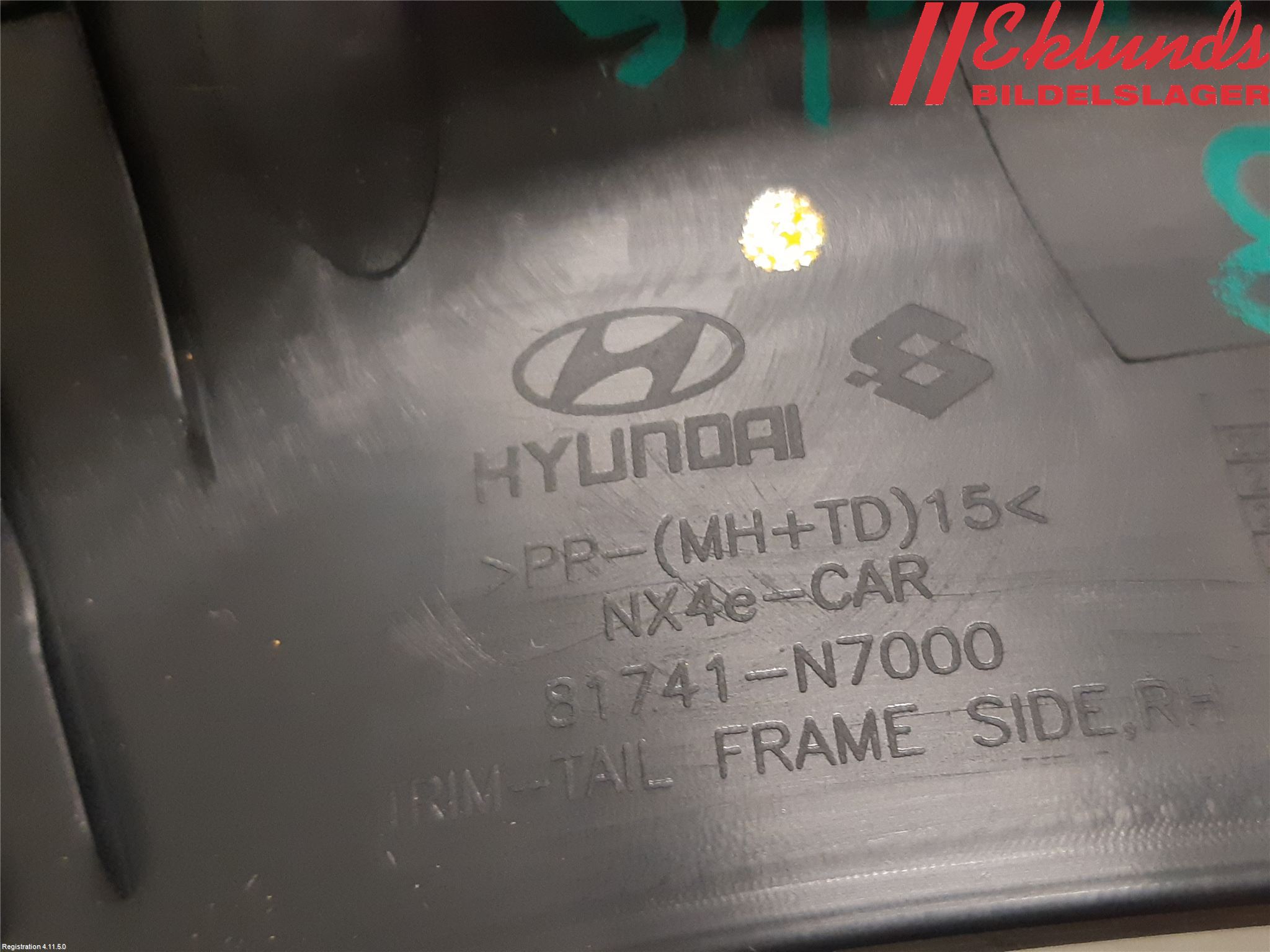 Hyundai TUCSON 05- Inredning Bakluckeklädsel