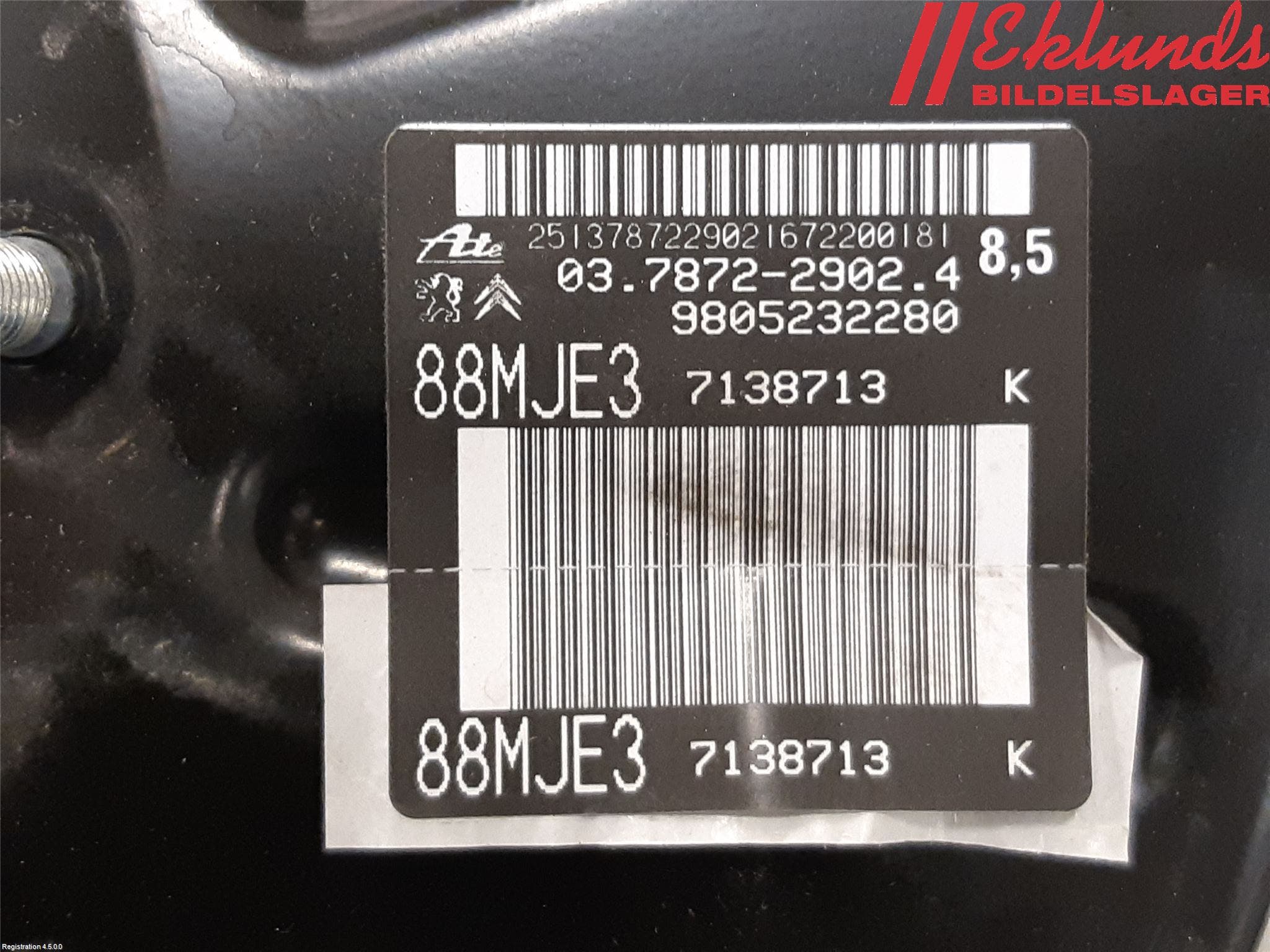 Citroen JUMPY/E-JUMPY 16- Bromsservo