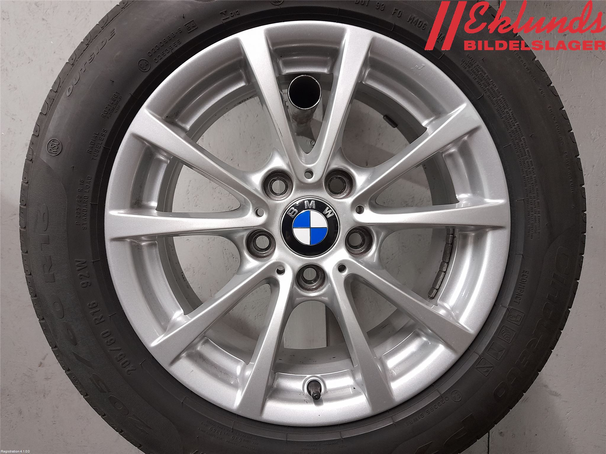 BMW 3 F30/F31/F80 12-19 Sommardäck Alumfälg 4St