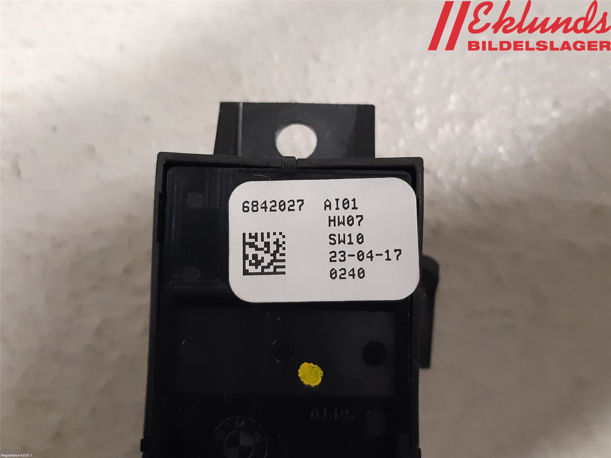 BMW 5 G30/G31/F90 17-23 Strömställare Parkeringsbroms
