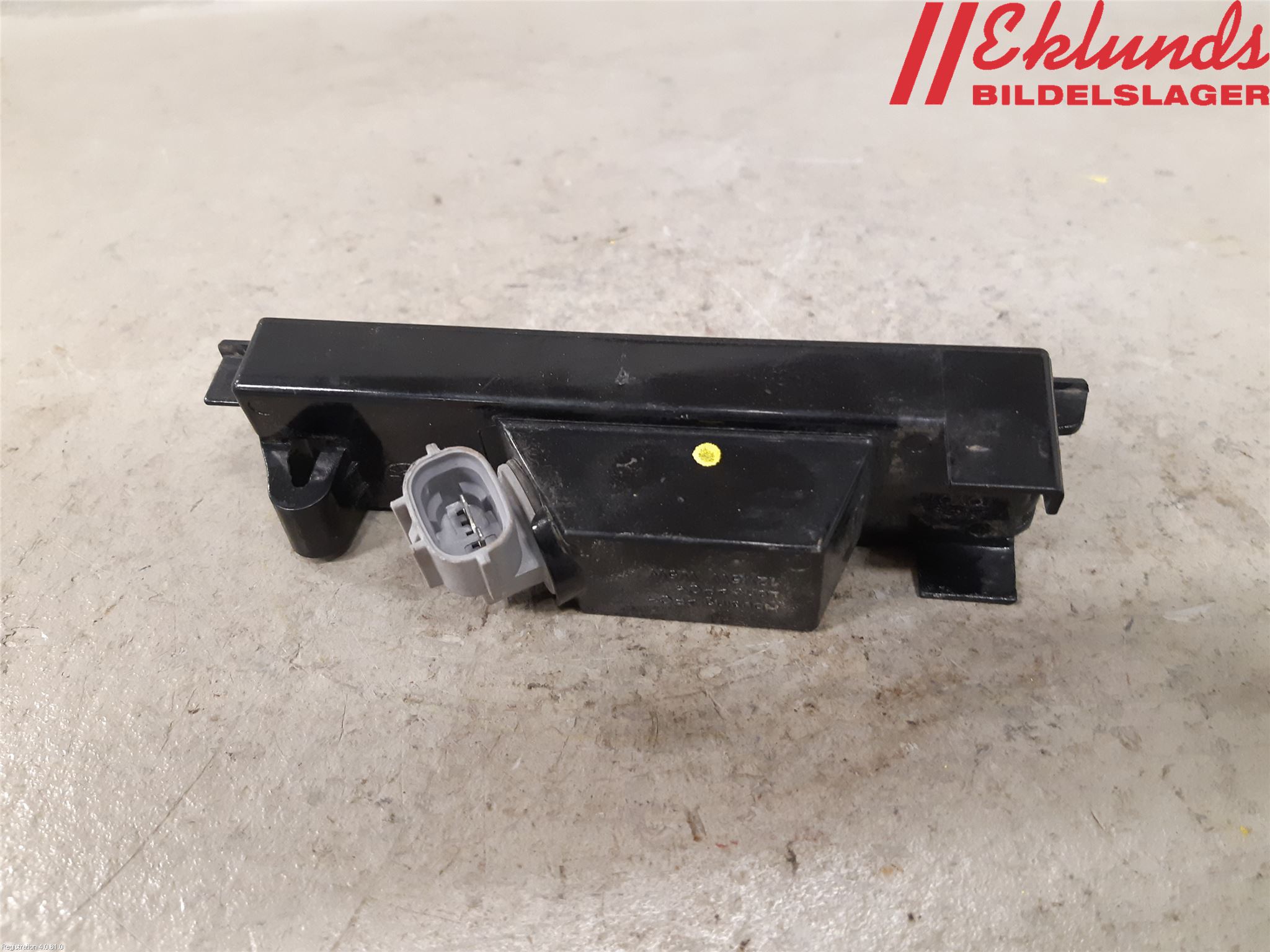 Toyota COROLLA 19- Skylt Belysning