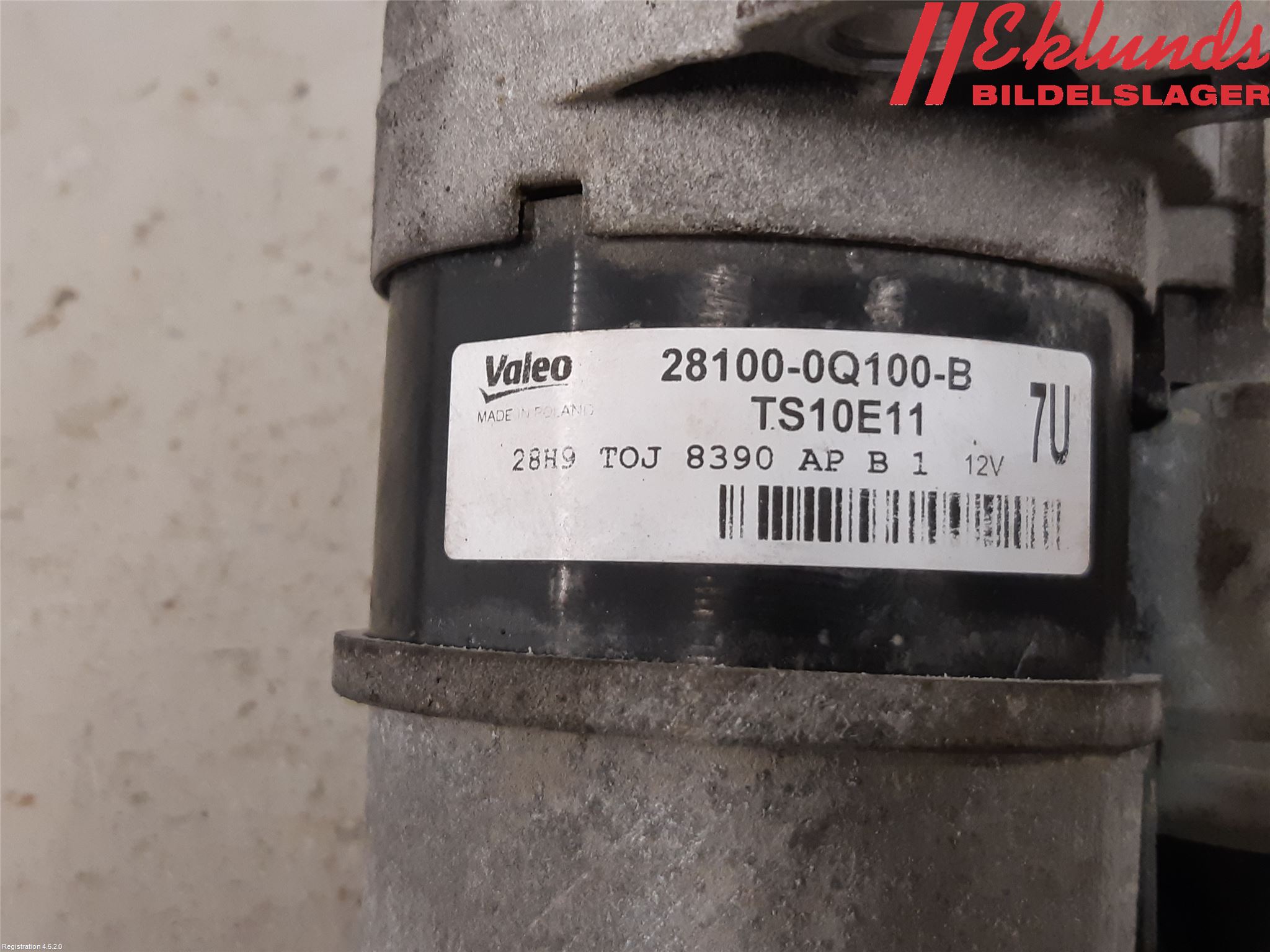 Toyota AYGO 15-21 Startmotor