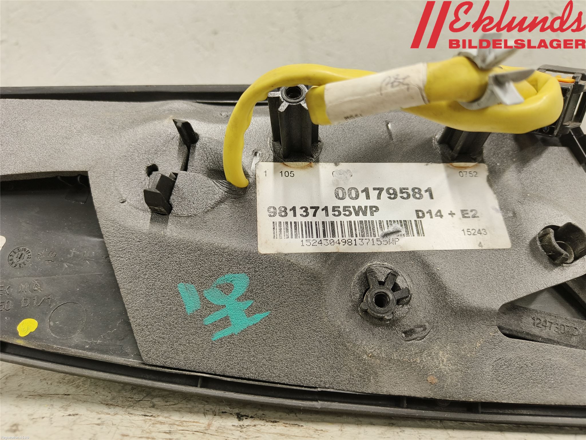 Peugeot EXPERT 15-16 Spegel Yttre El Hö