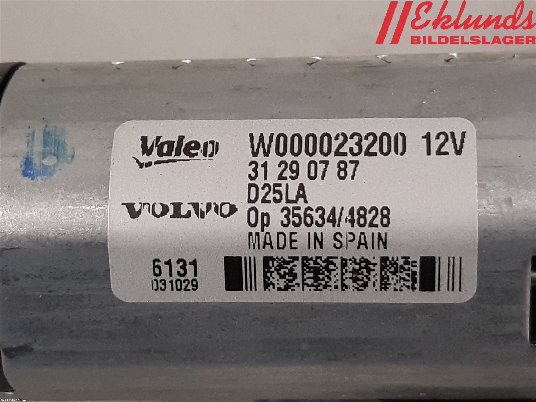 Volvo XC70 08-13 Torkarmotor Baklucka
