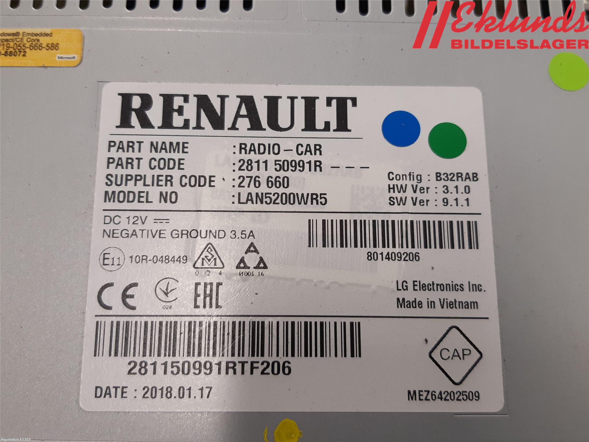 Opel MOVANO B 10-22 Cd Radio - Multimediapanel