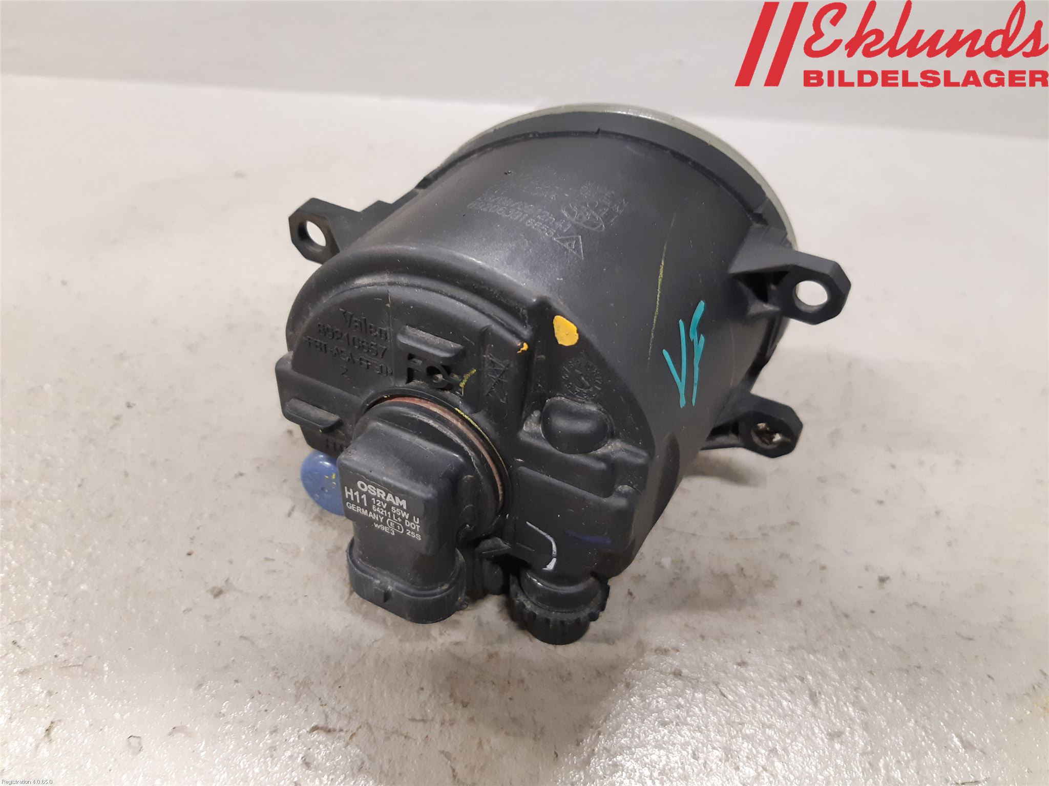 Toyota AVENSIS 09-15 Dimljus-Varselljus Fram