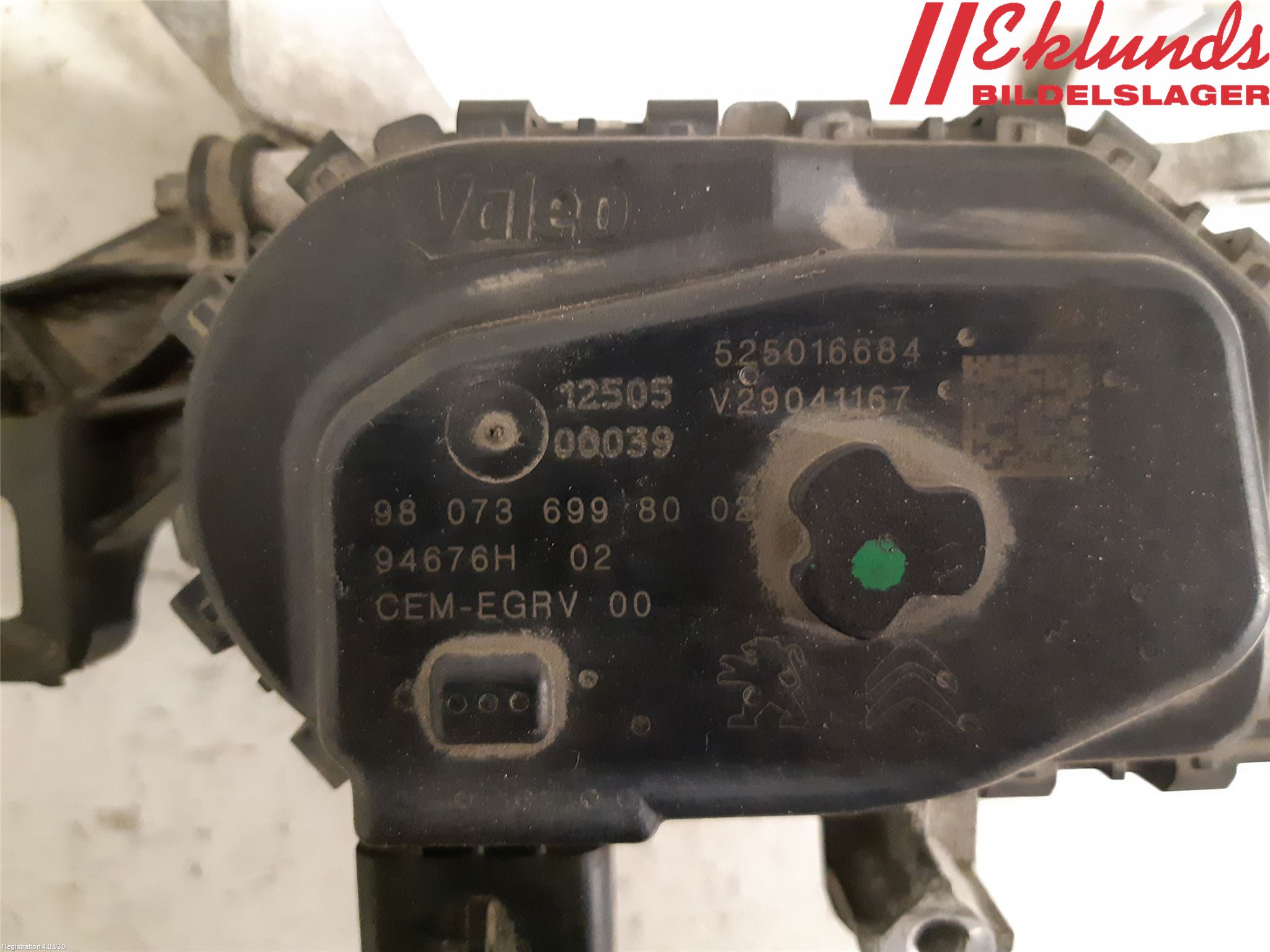 Citroen BERLINGO 08-18 Egr Ventil