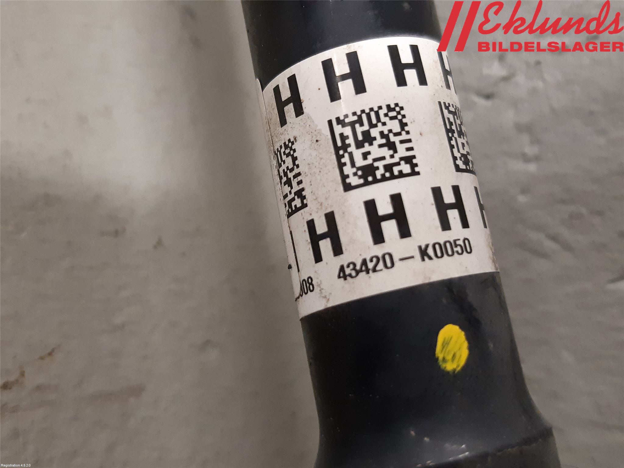 Toyota YARIS XP21 20- Drivaxel Fram Vänster