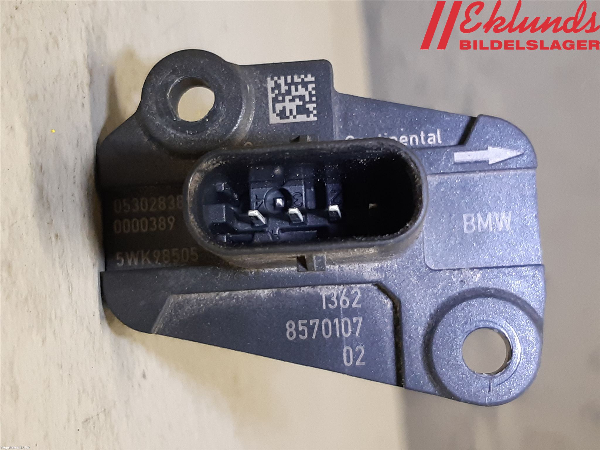 BMW 3 F30/F31/F80 12-19 Injluftmassamätare