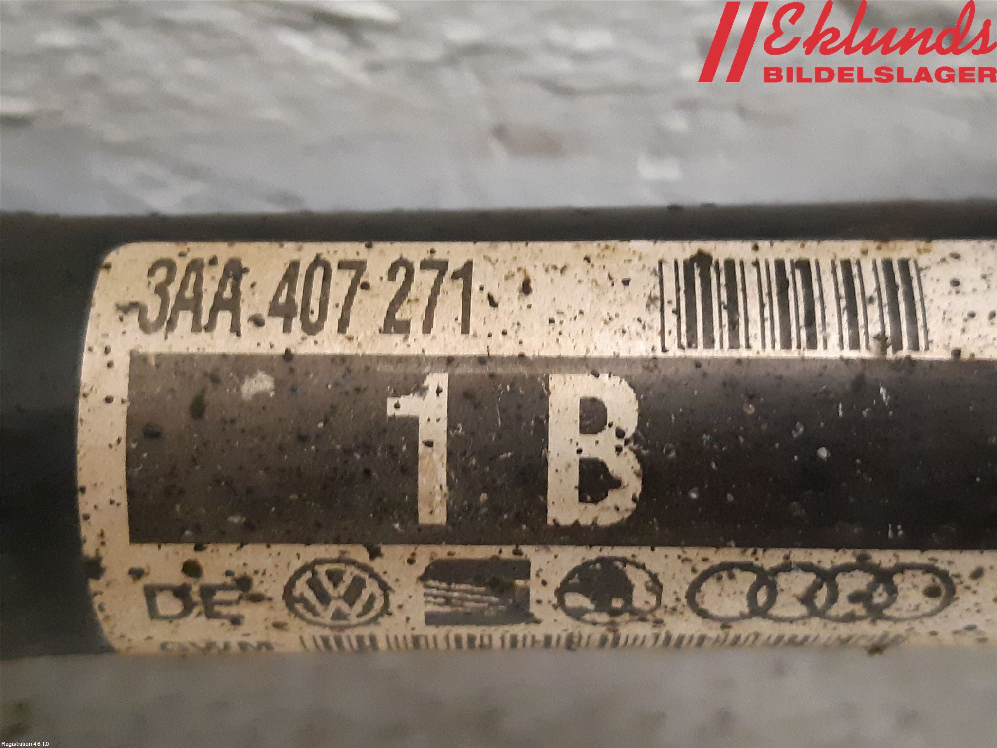 Volkswagen VW CADDY 11-15 Drivaxel Fram Vänster