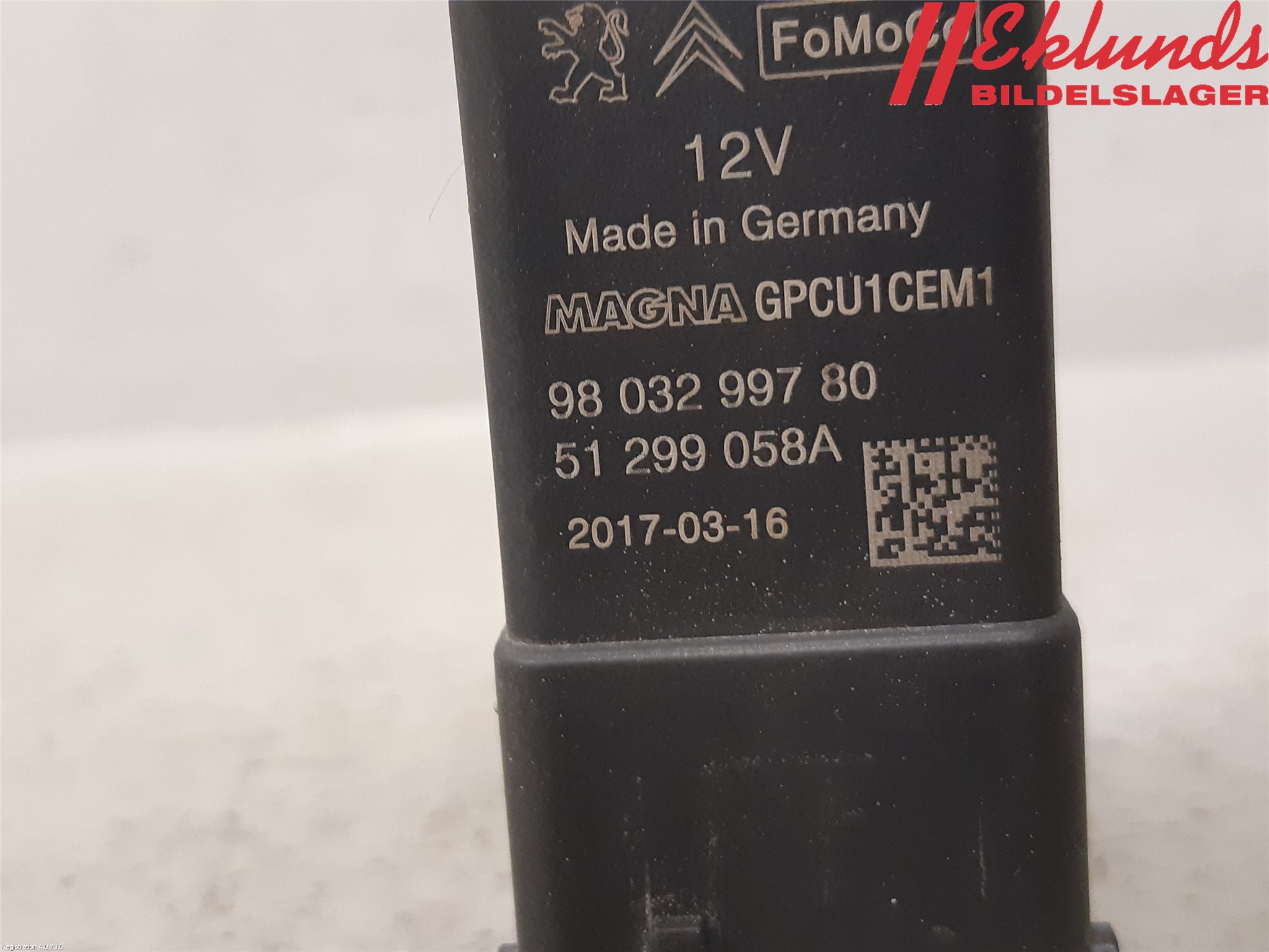 Toyota PROACE II 16- Relä Glödning Diesel