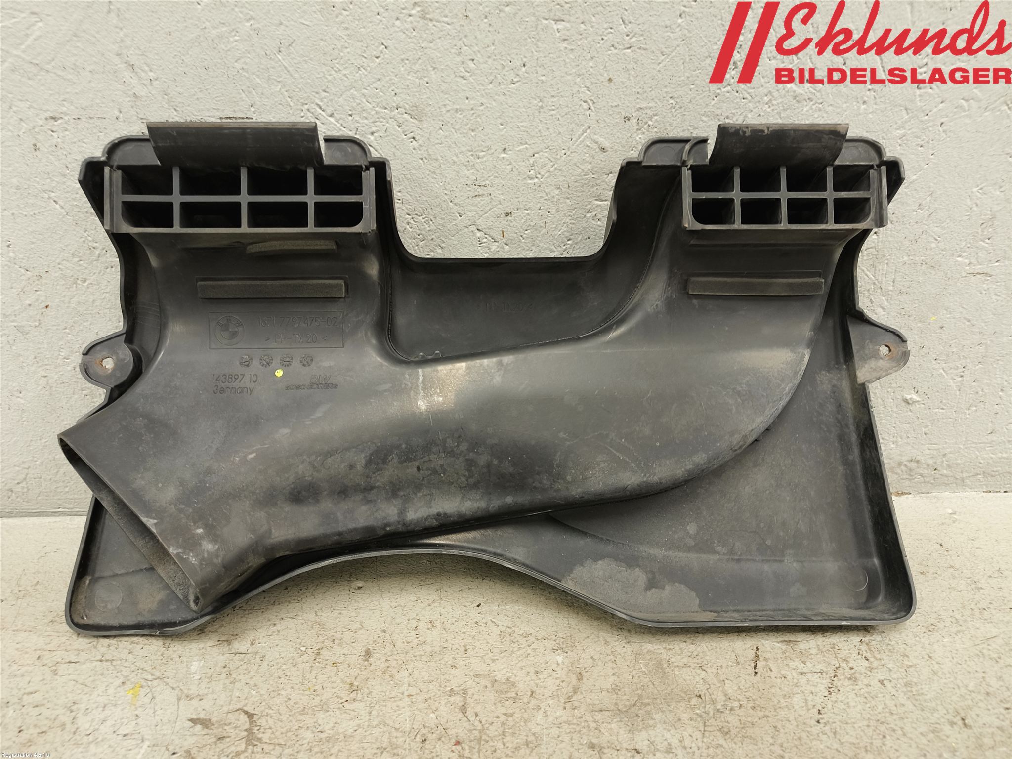 BMW 1 E87/81 5D/3D 03-11 Deflektor Plåt-Plast Kylning