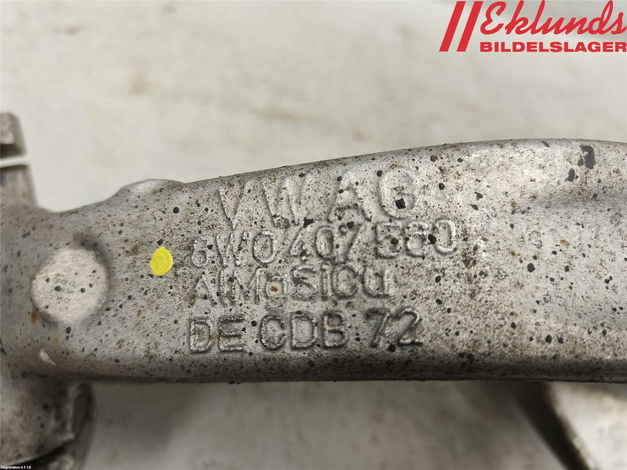 Audi A4/S4 B9 16-19 Styrspindel Lagerhus Hö