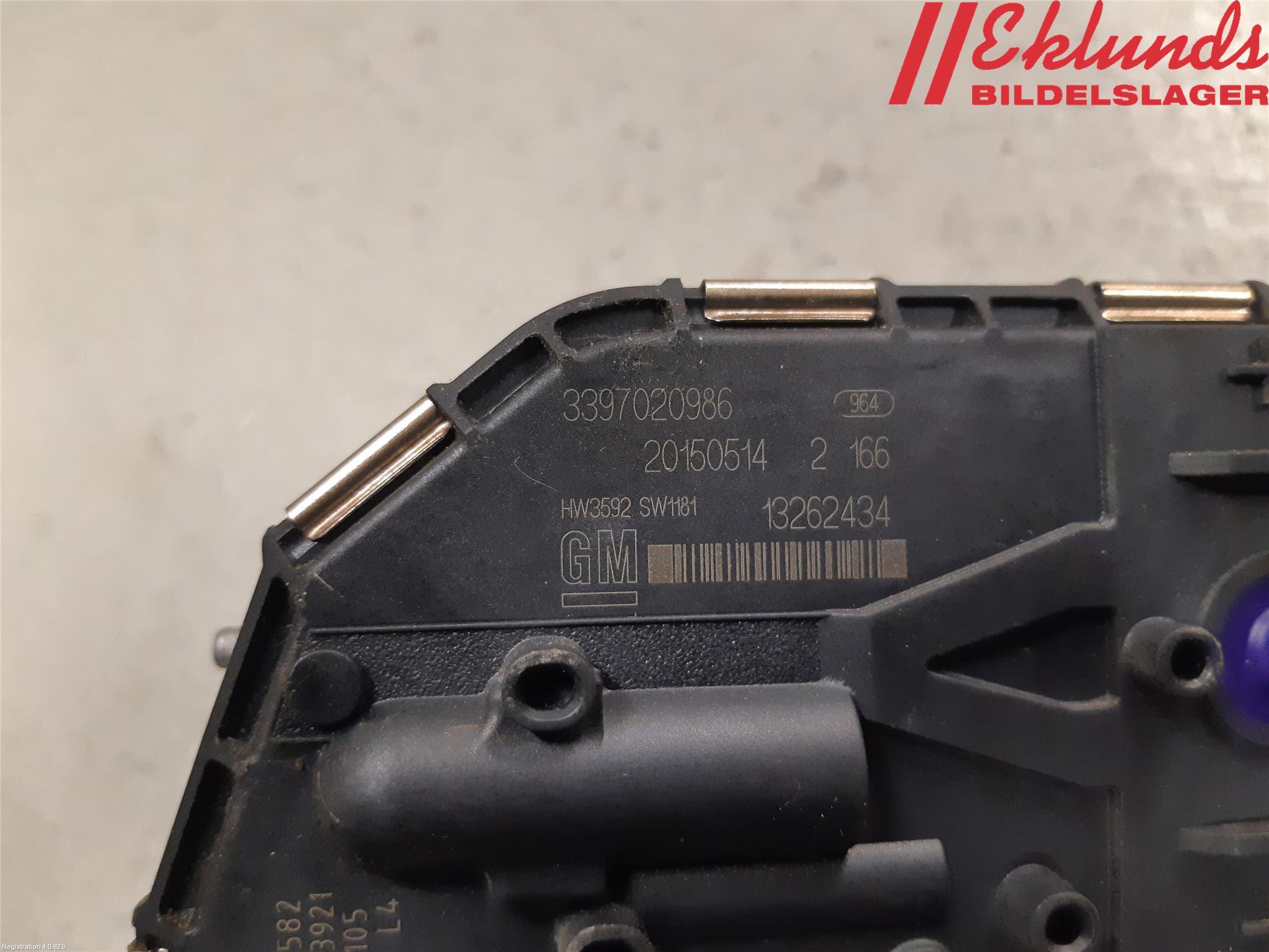 Opel ASTRA J 10-15 Torkarmotor Vindruta