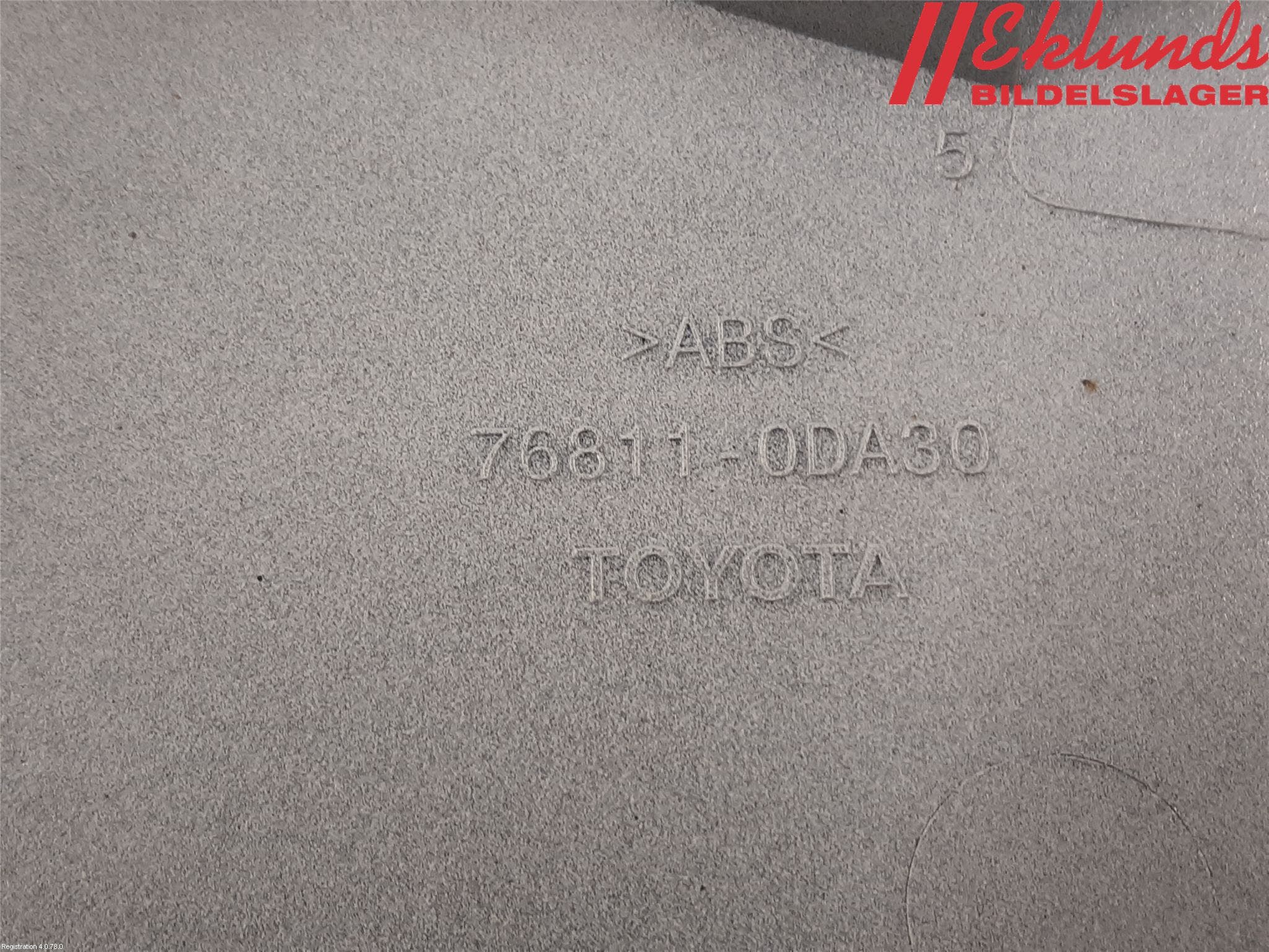 Toyota YARIS XP130 15-20 Reflexramp-Dekorramp
