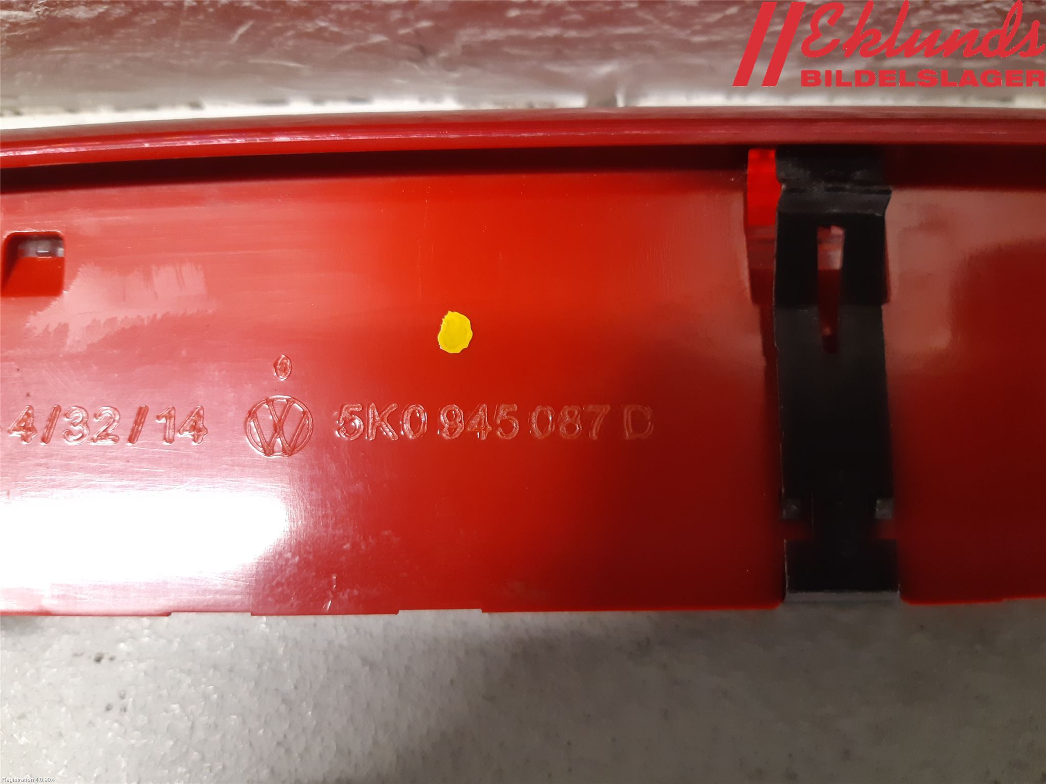 Volkswagen VW POLO 10-17 Bromsljus Bakruta