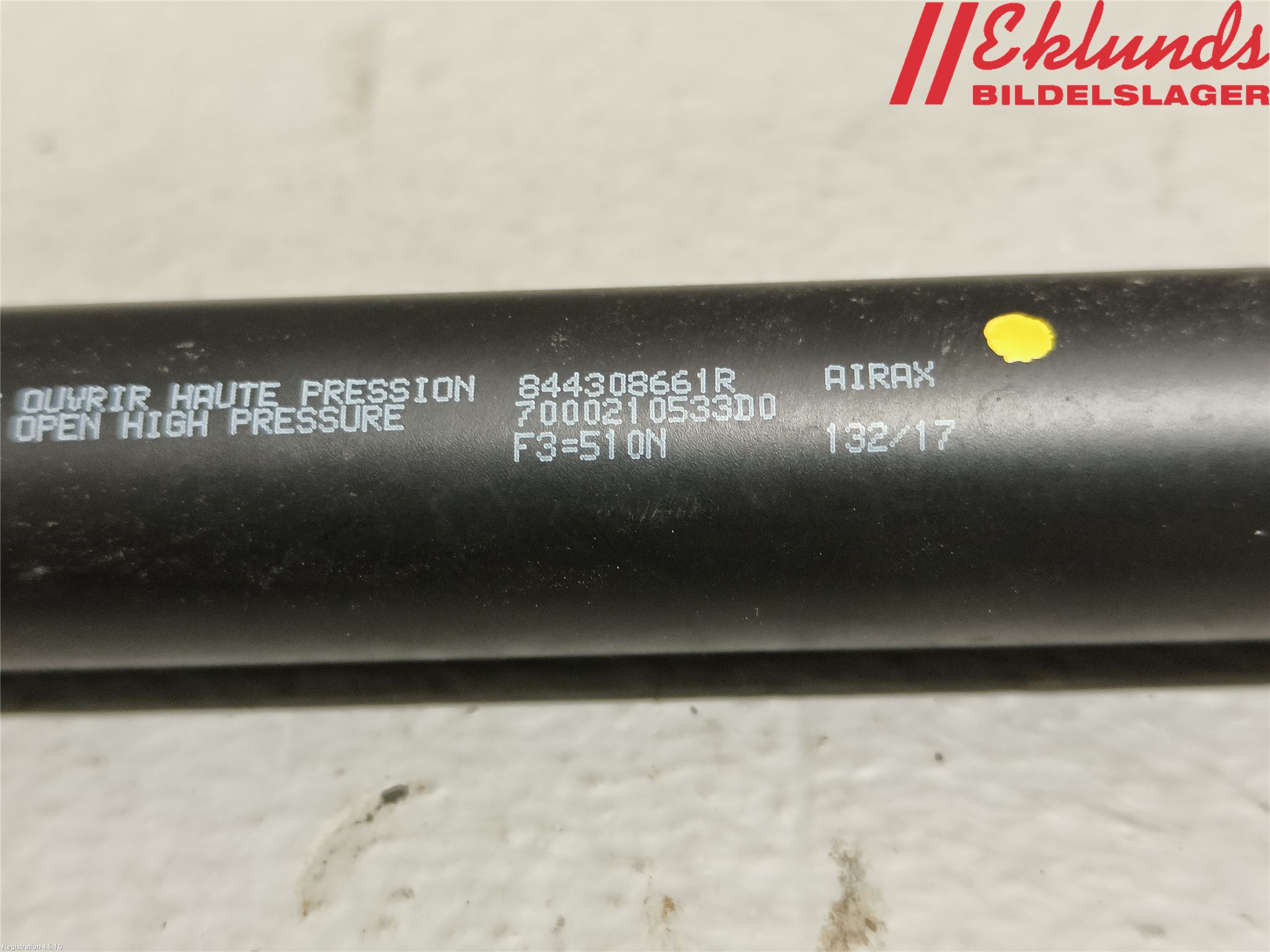 Renault CLIO IV 16-19 Gasfjäder Baklucka