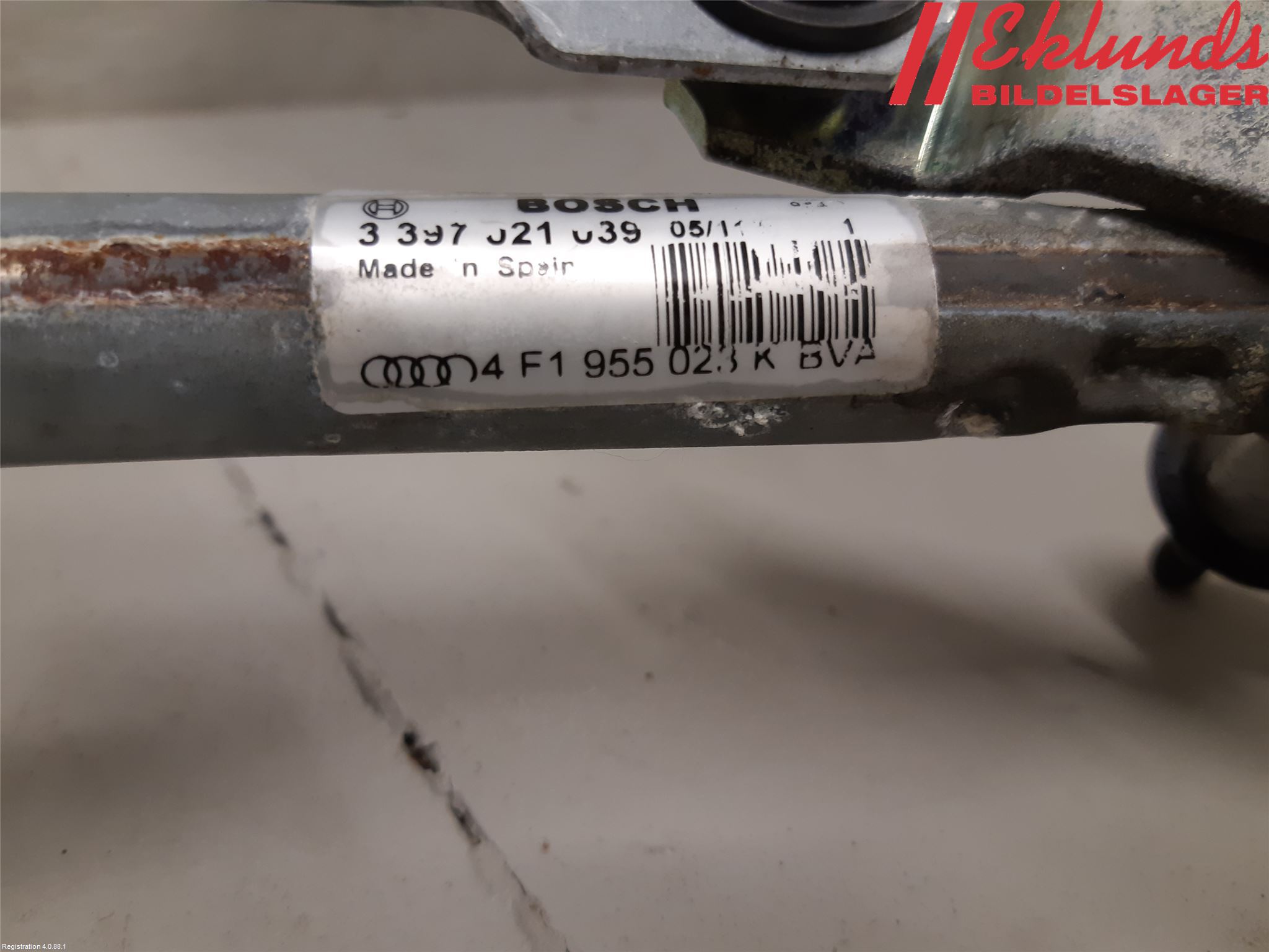 Audi A6/S6     05-11 Torkarmekanism Vindruta