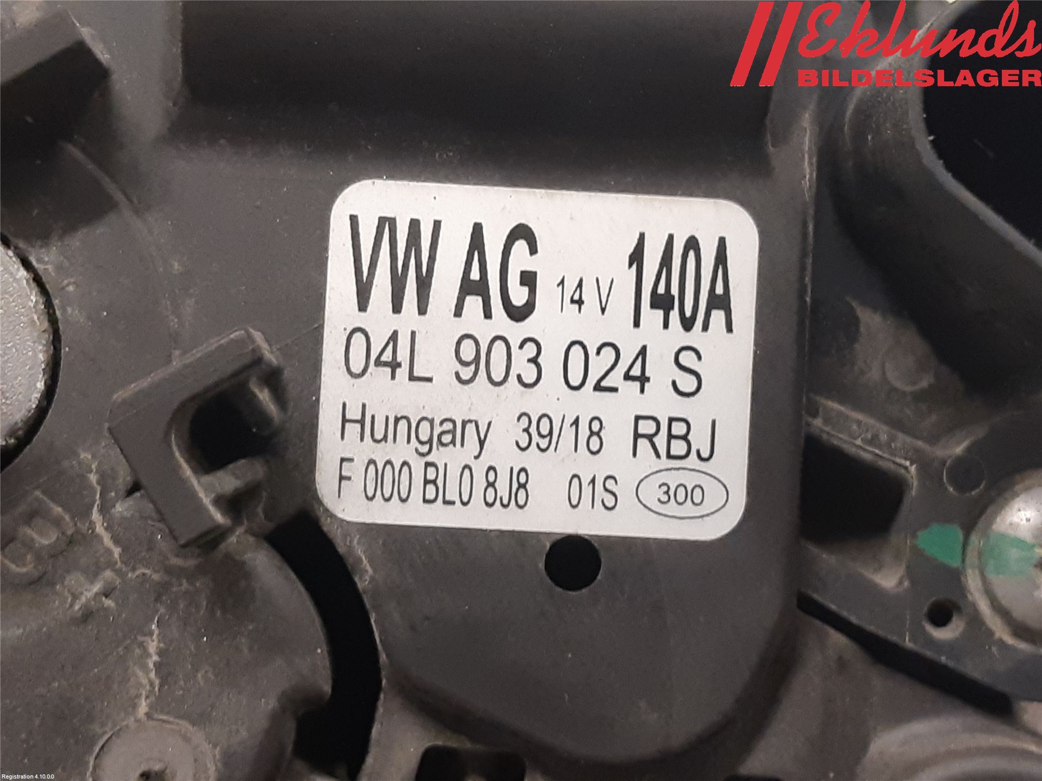 Volkswagen VW CADDY 16-20 Generator