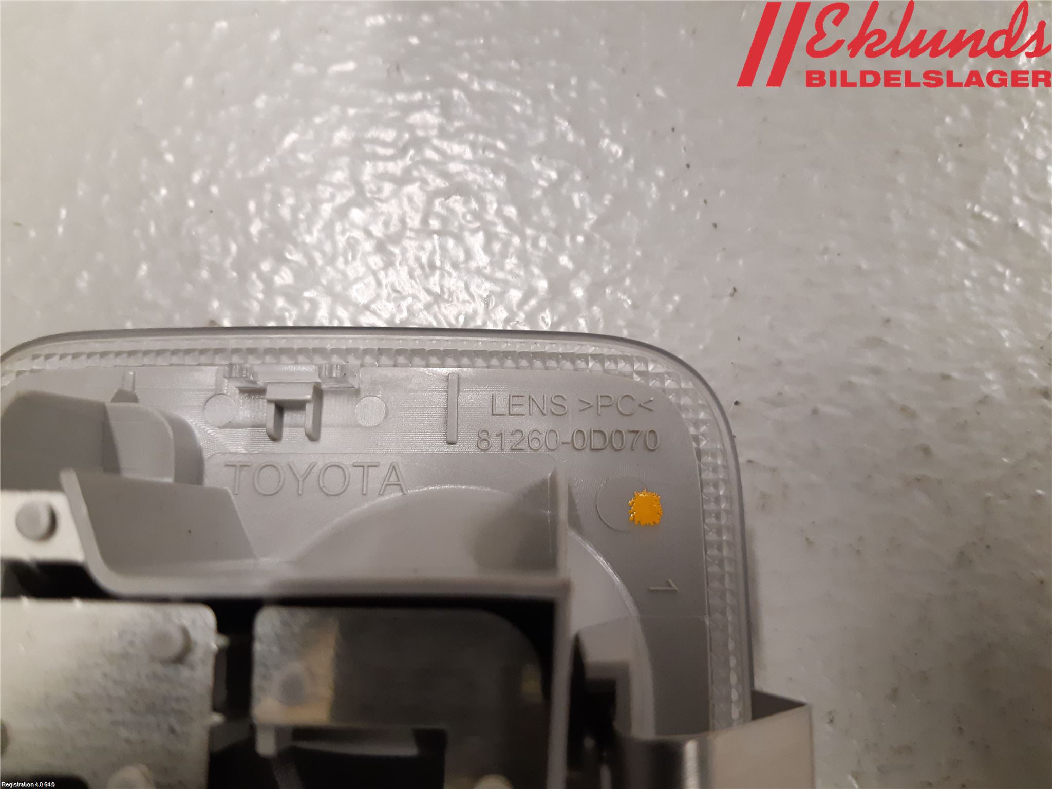 Toyota YARIS XP130 15-20 Innerbelysning