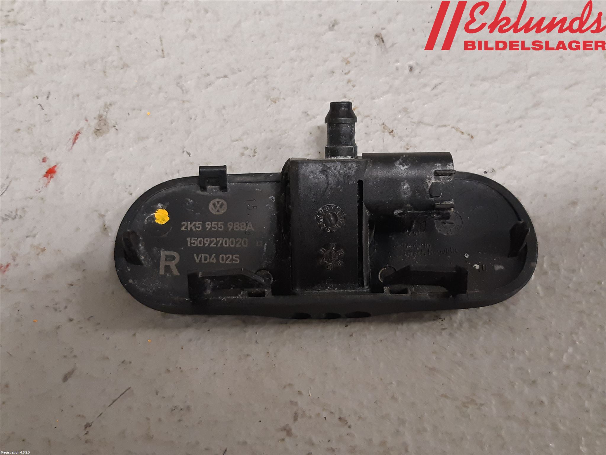 Volkswagen VW CADDY 11-15 Spolarmunstycke Rutor