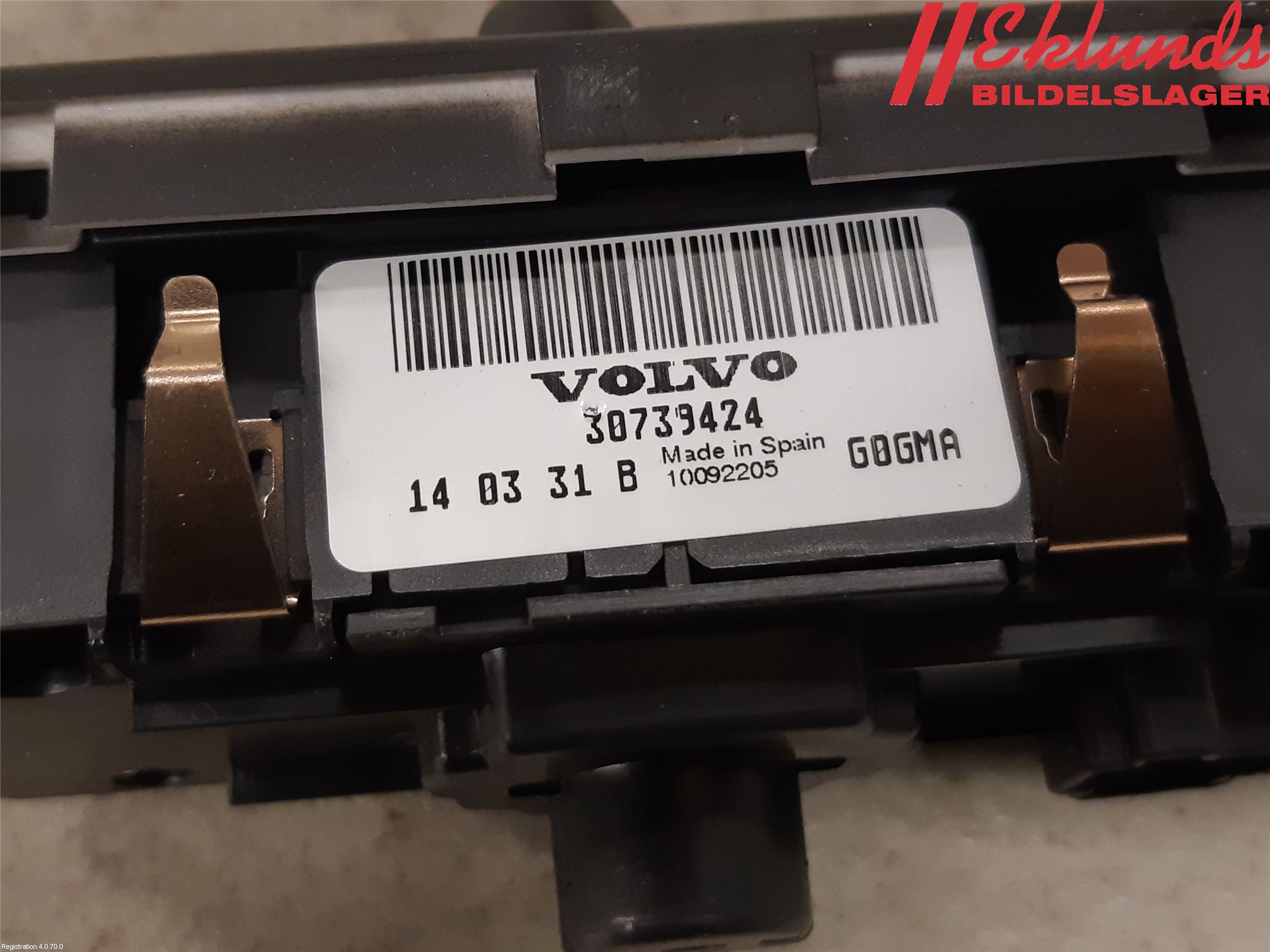 Volvo V40 12-19 Strömställare Ljus