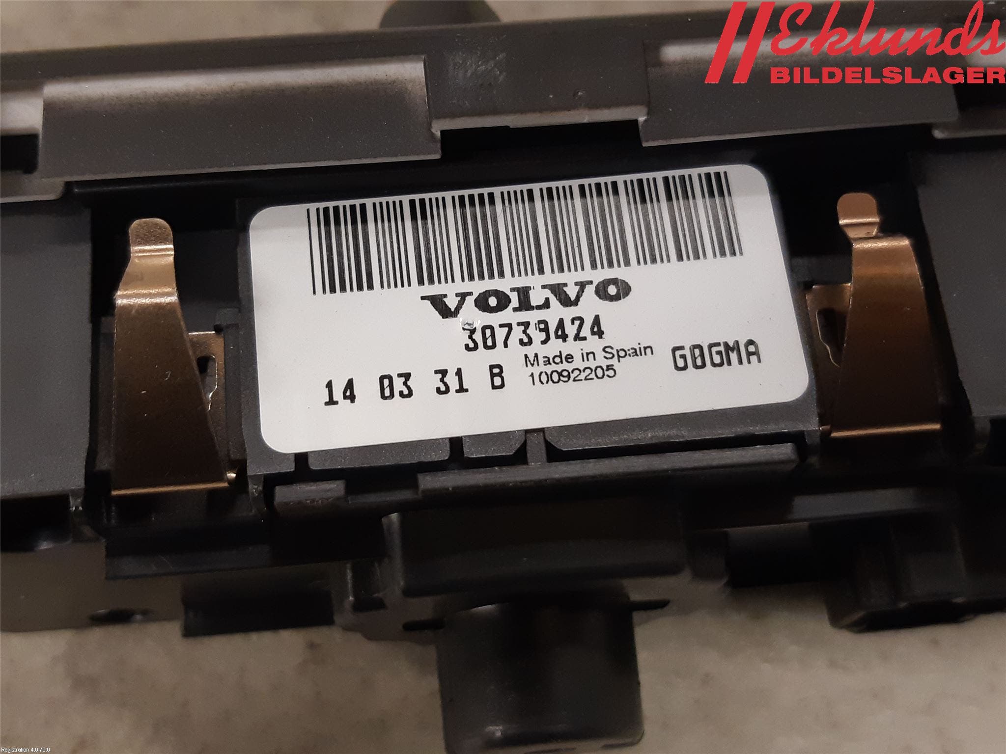 Volvo V40 12-19 Strömställare Ljus