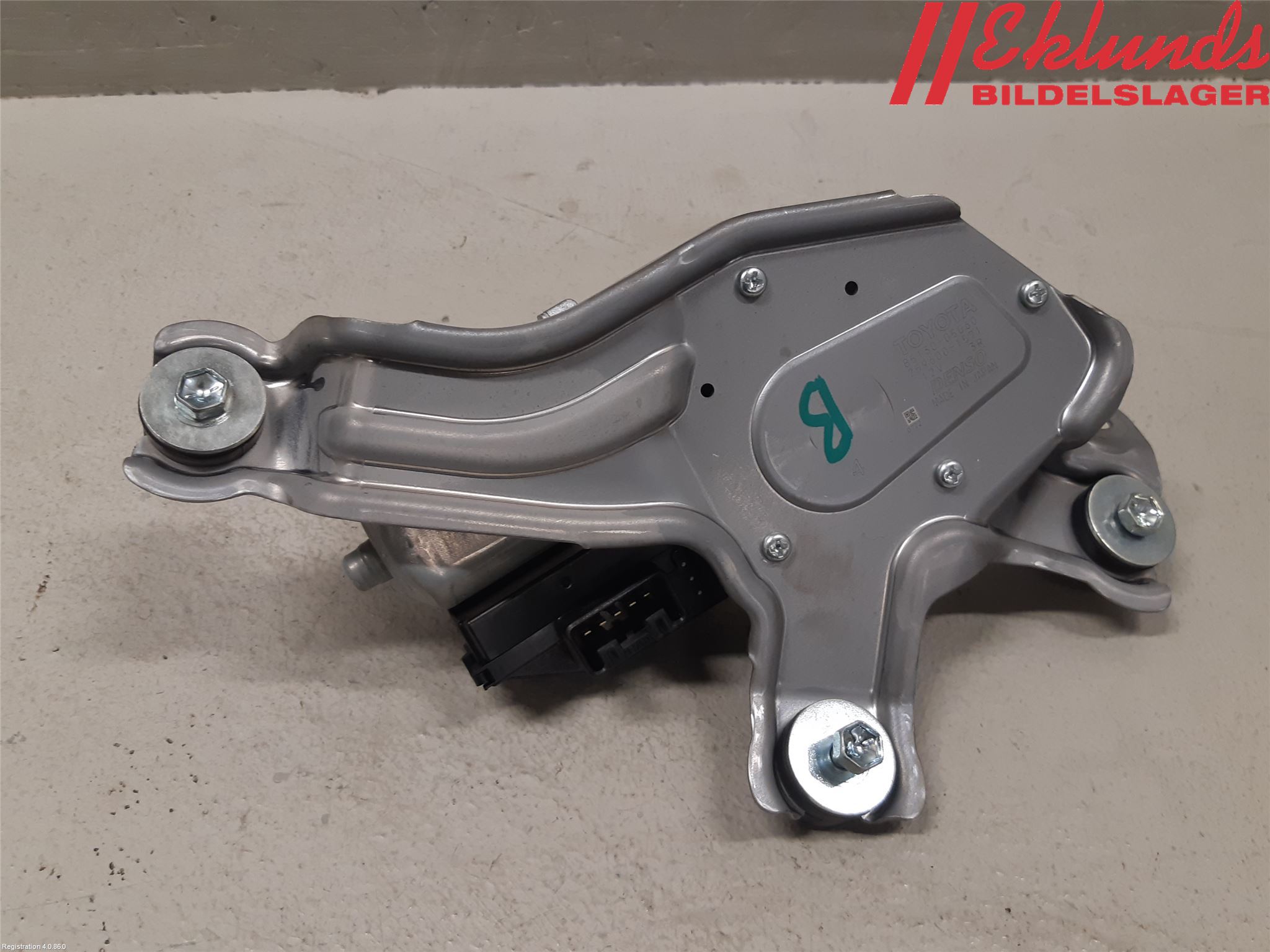 Toyota AVENSIS 09-15 Torkarmotor Baklucka