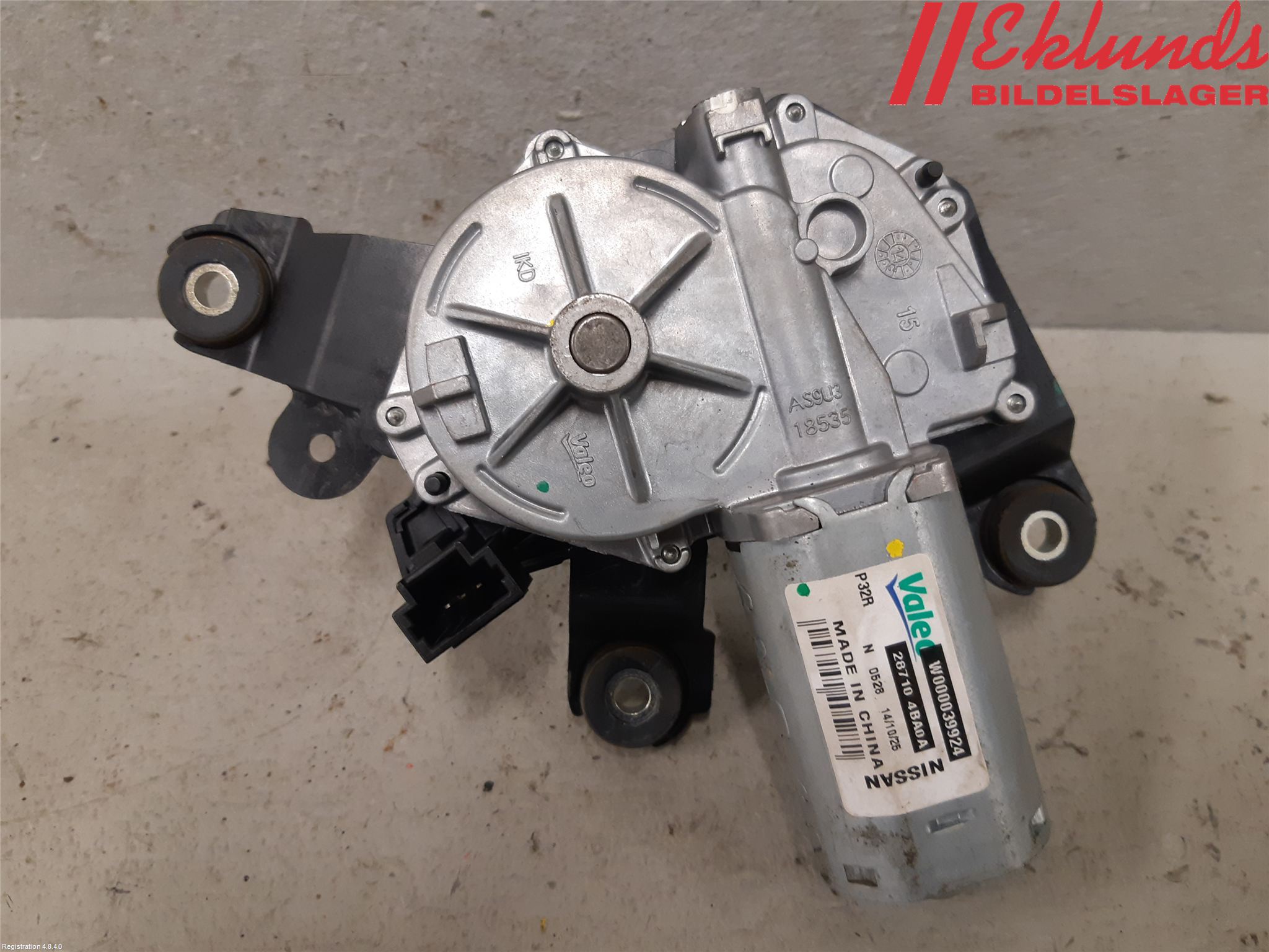 Nissan X-TRAIL 14-21 Torkarmotor Baklucka