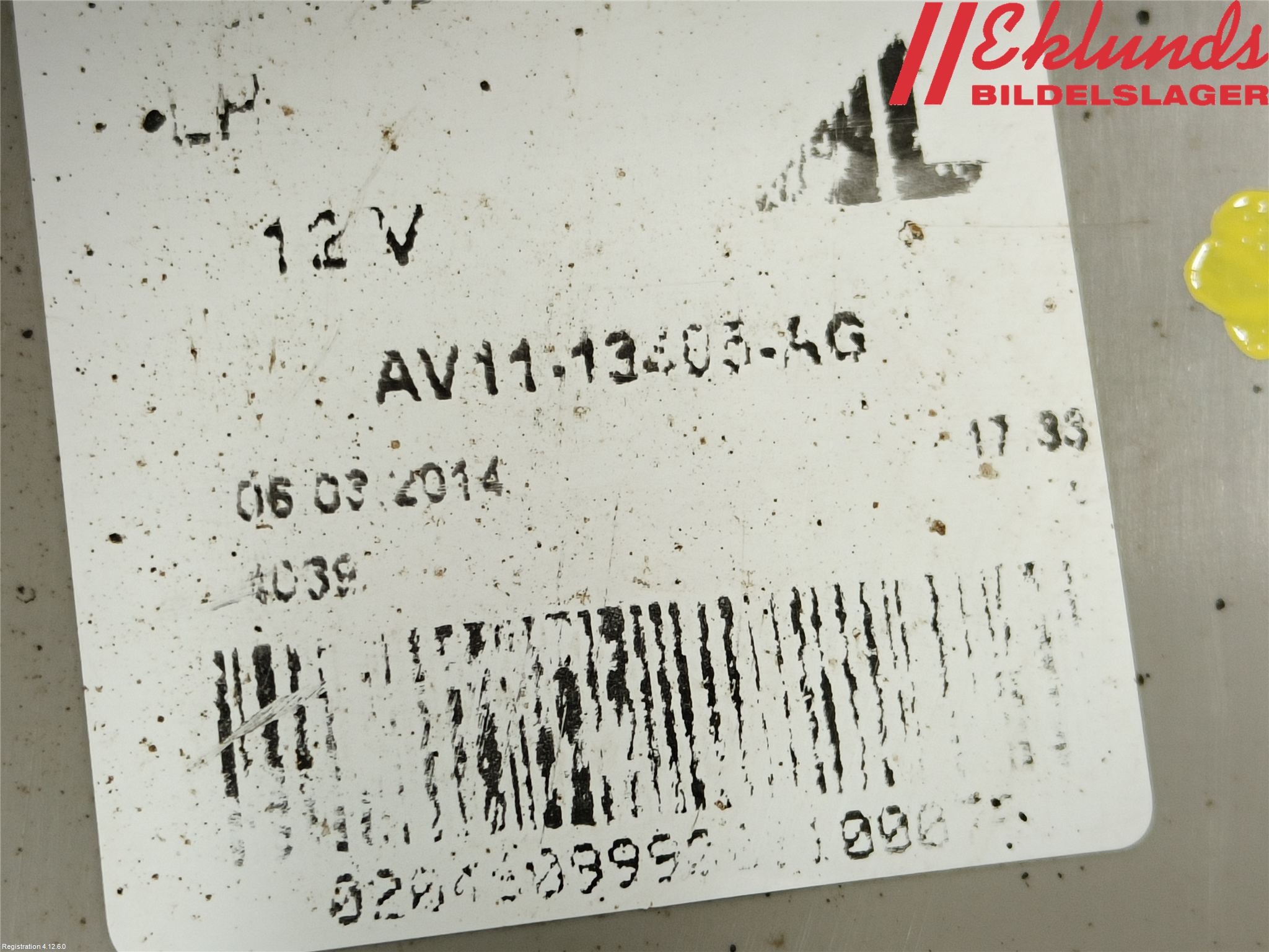 Ford B-MAX 12-17 Bakljus Vänster