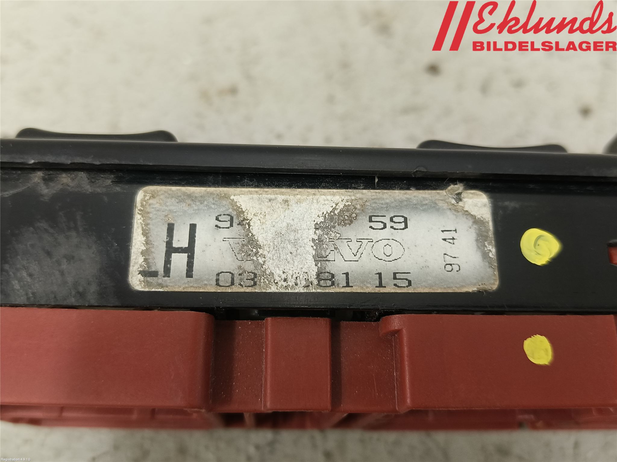 Volvo 940 91-98 Strömställare Elhiss